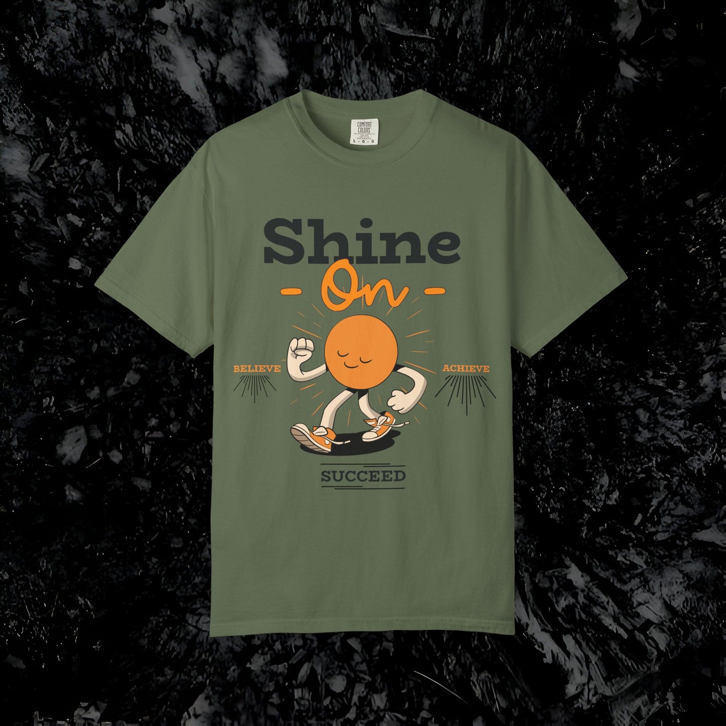 Shine On Unisex T-Shirt, Motivational Tee, Gift for Everyone, Casual Wear, Positive Vibes, Everyday Inspiration