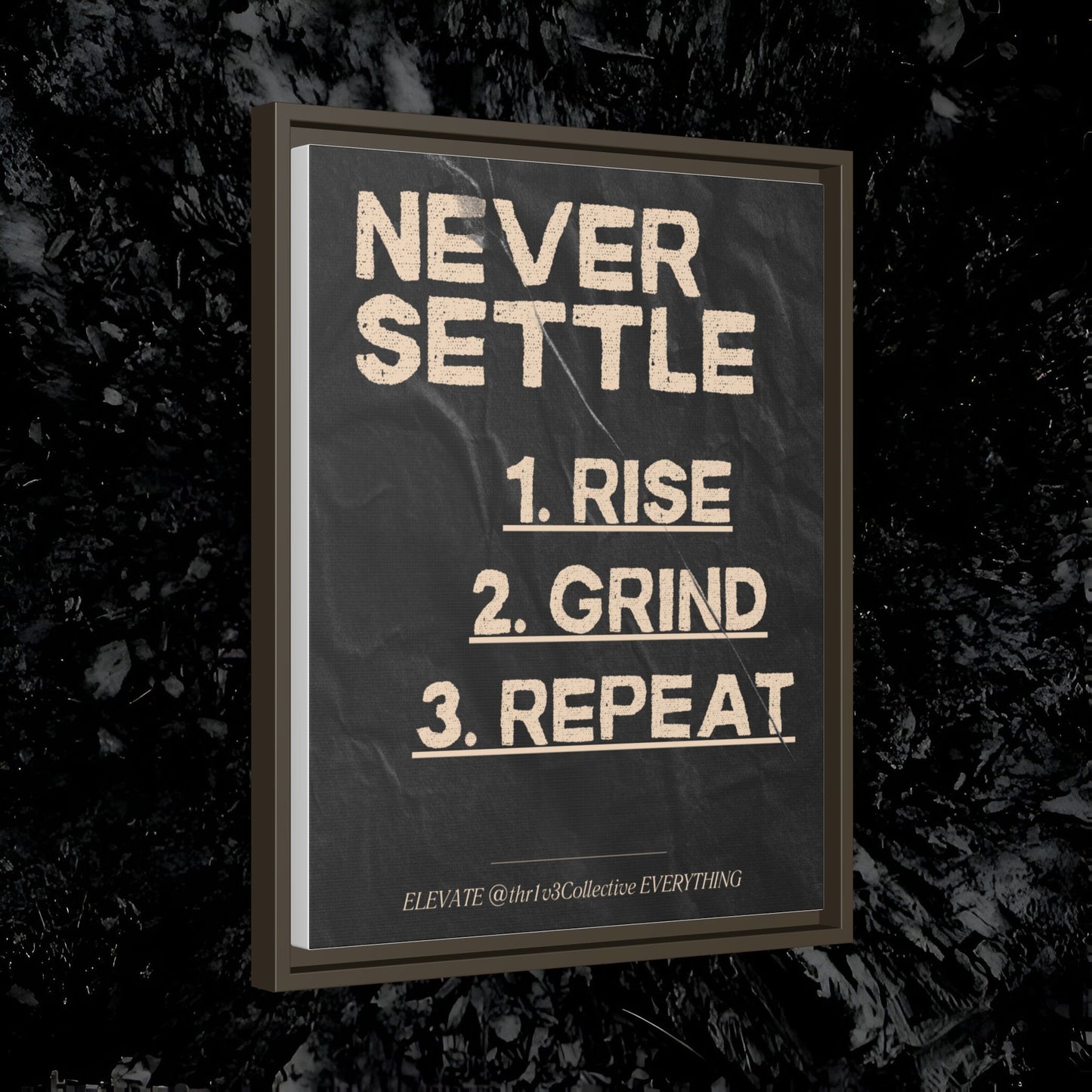 Canvas Print Motivational Inspire Dedication