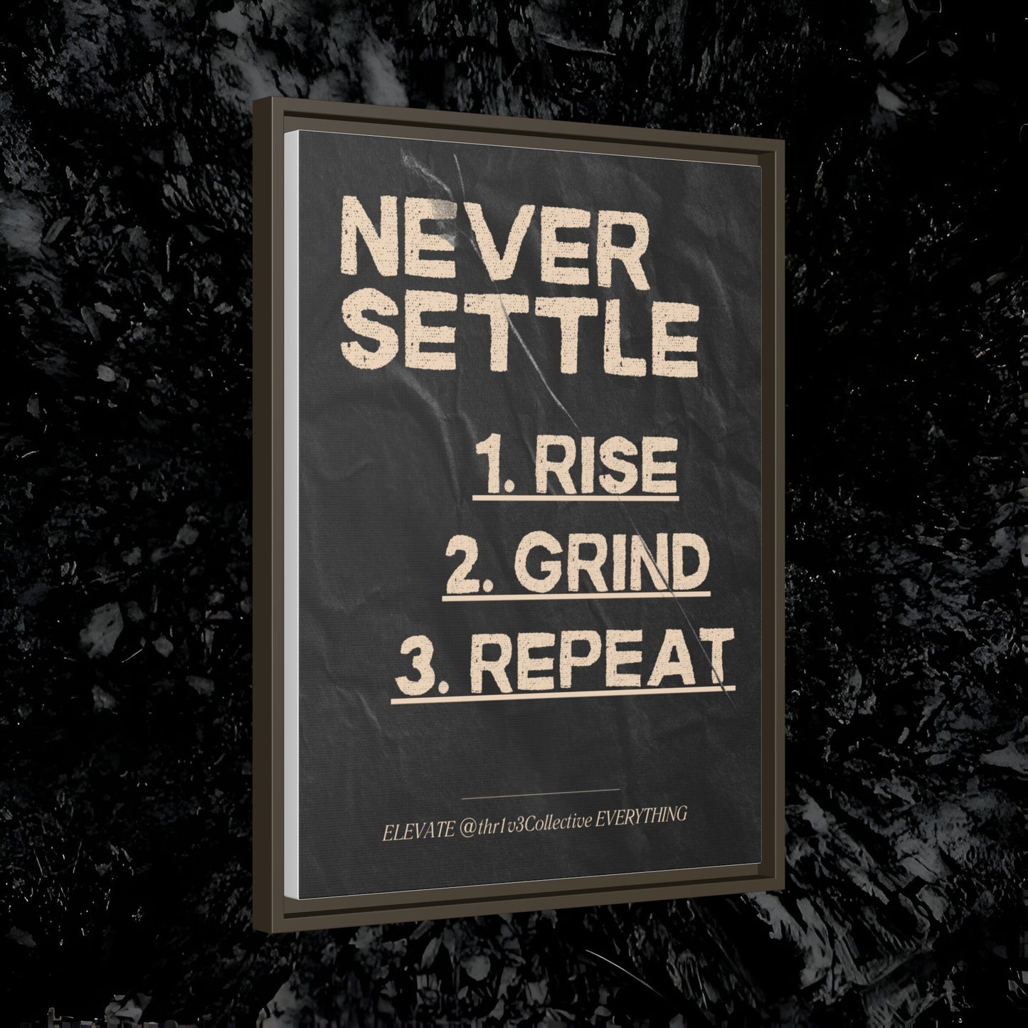 Canvas Print Motivational Inspire Dedication