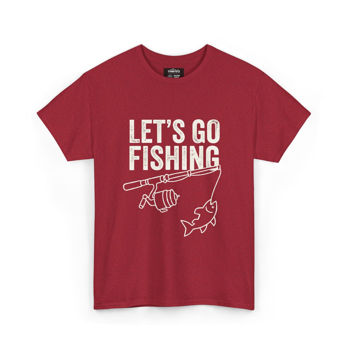 Fishing T-Shirt – "Let's Go Fishing" & "WTF (Where's The Fish)" Graphic Tee for Anglers