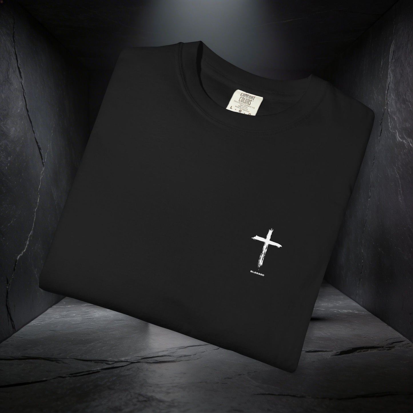 Built Not By Talent Christian Cross T-Shirt — Inspirational Faith Tee