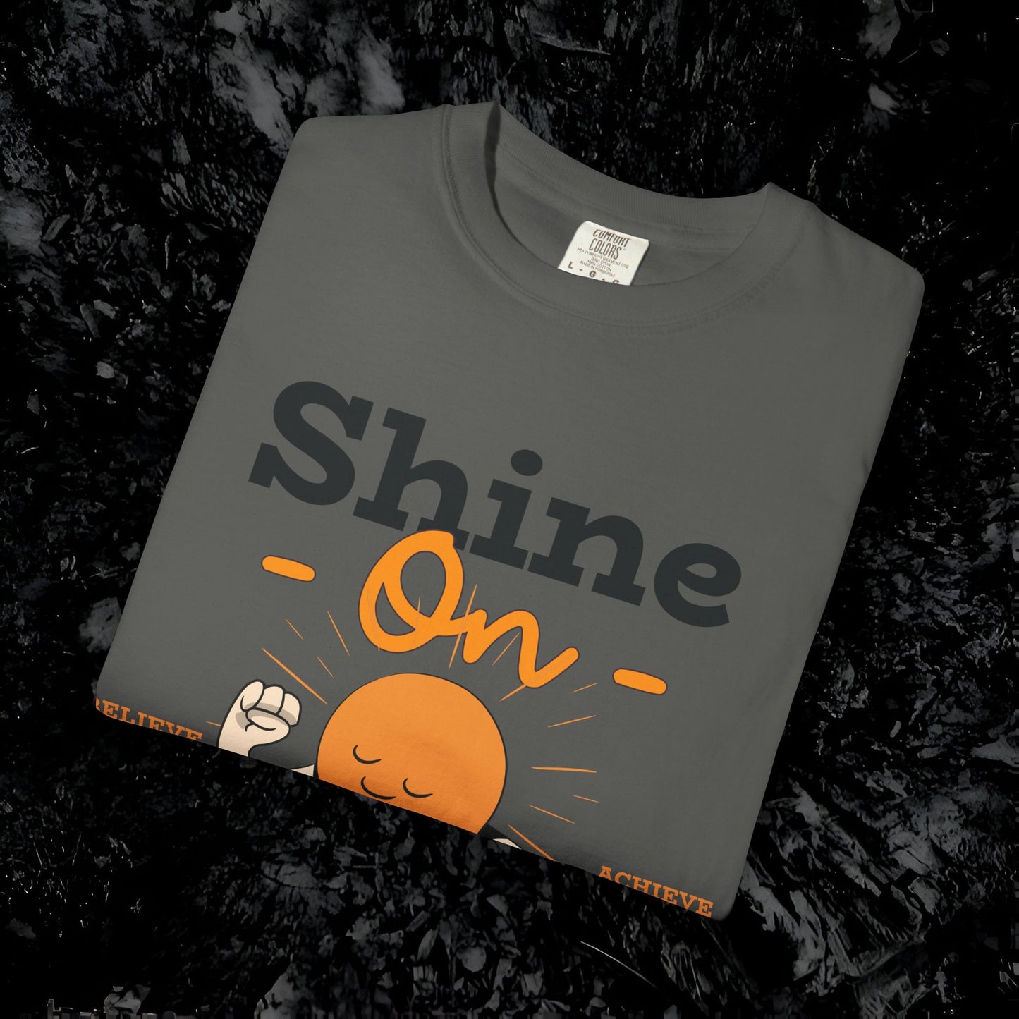 Shine On Unisex T-Shirt, Motivational Tee, Gift for Everyone, Casual Wear, Positive Vibes, Everyday Inspiration