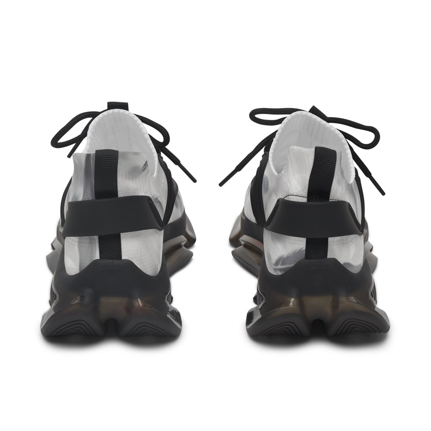 Sport Sneakers Feathered Design, Greyscale