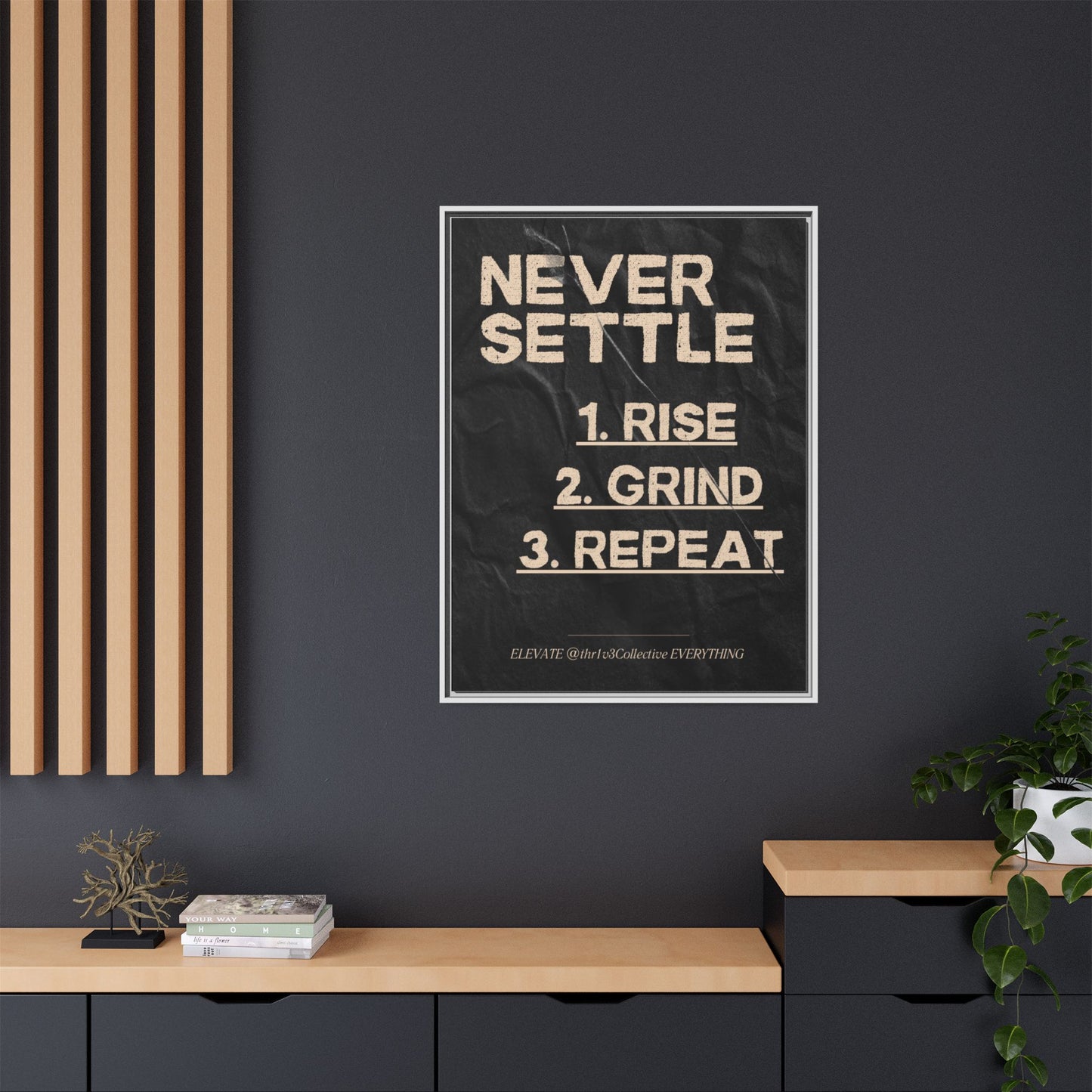 Canvas Print Motivational Inspire Dedication