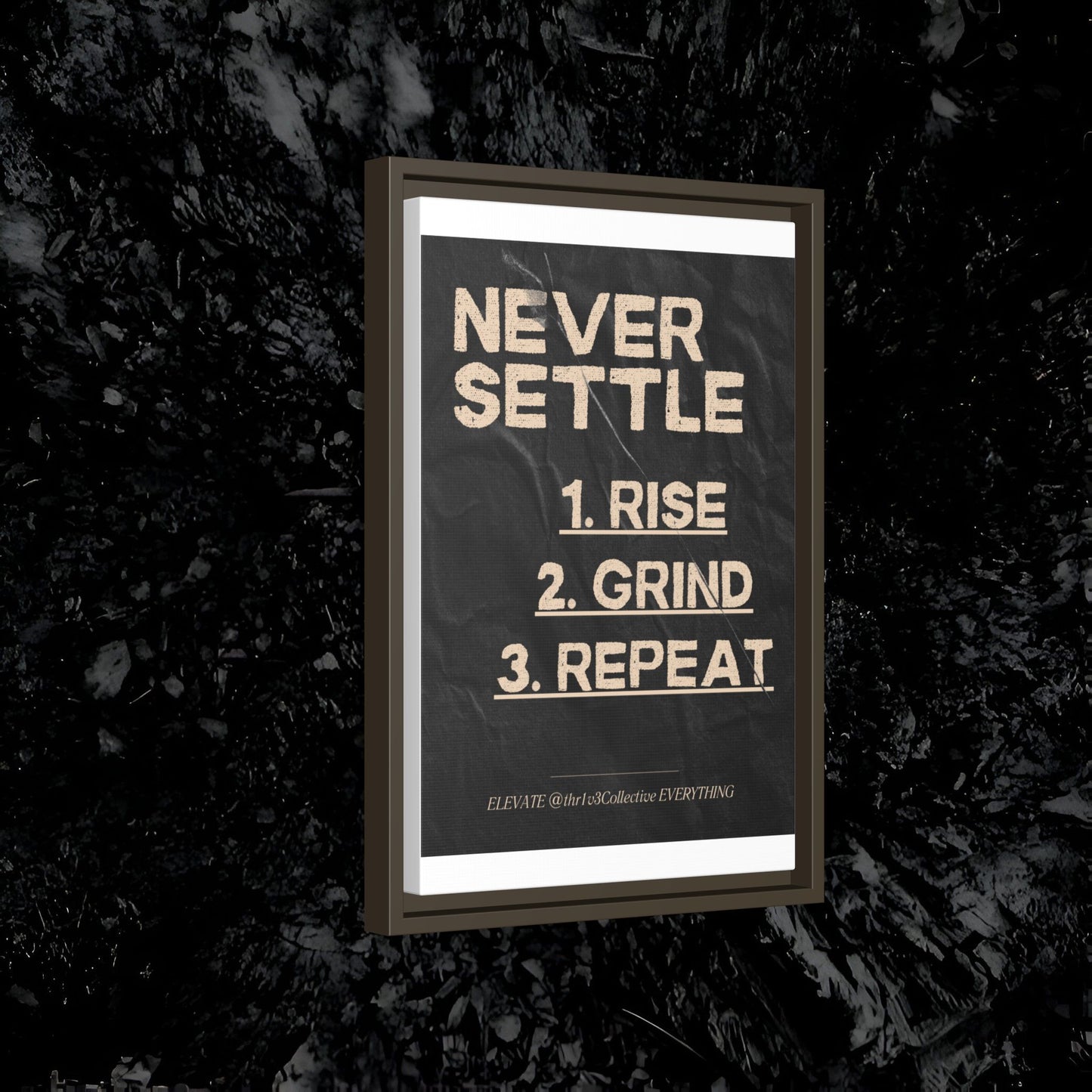 Canvas Print Motivational Inspire Dedication