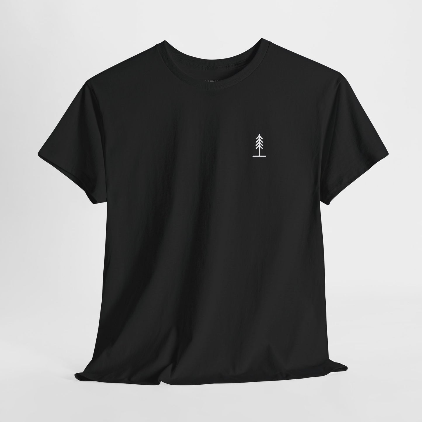 Cross & Mountain Tee — Rustic Christian Graphic T-Shirt