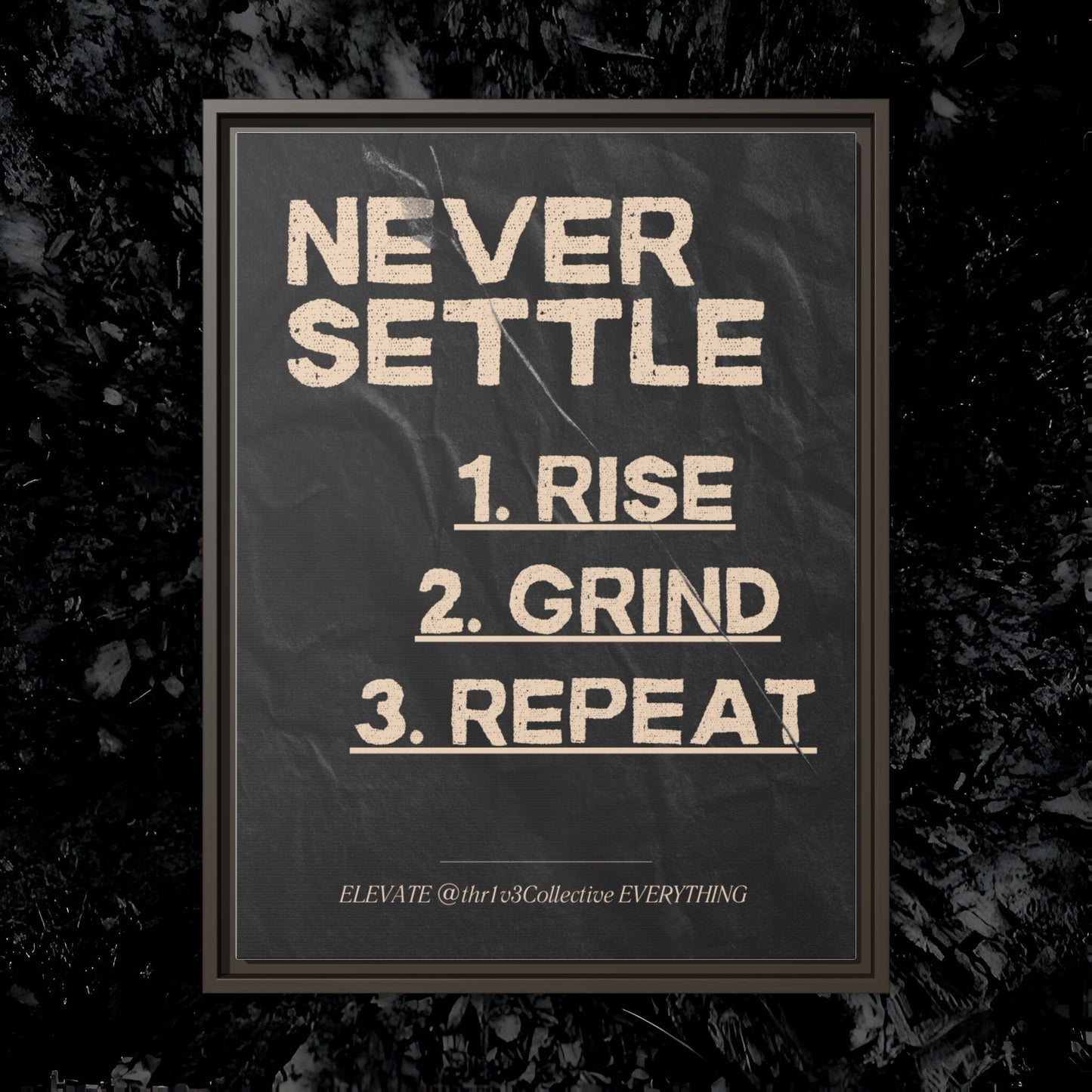 Canvas Print Motivational Inspire Dedication