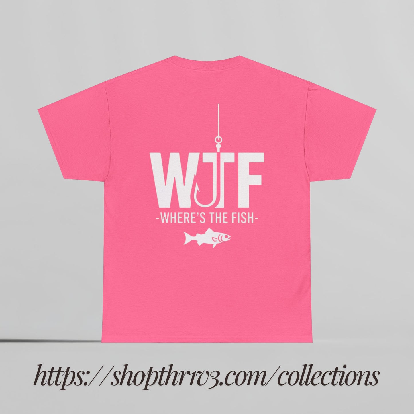 Fishing T-Shirt – "Let's Go Fishing" & "WTF (Where's The Fish)" Graphic Tee for Anglers