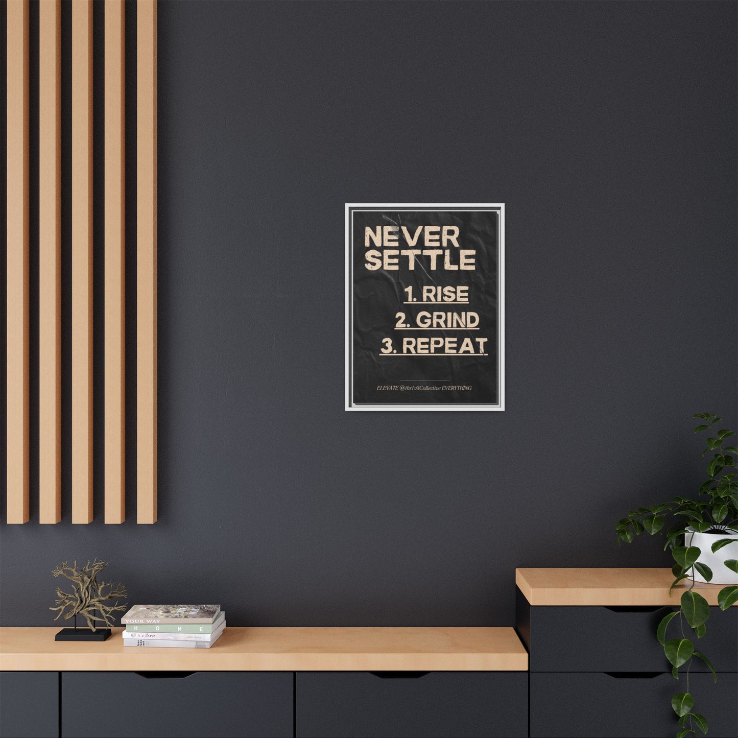 Canvas Print Motivational Inspire Dedication