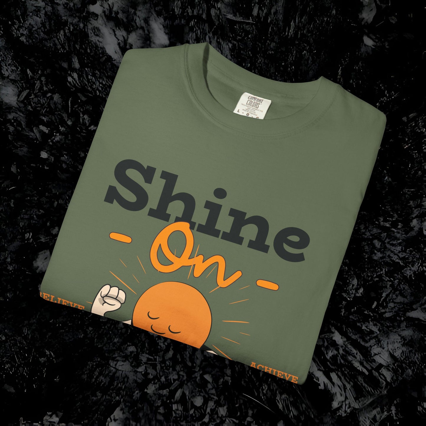 Shine On Unisex T-Shirt, Motivational Tee, Gift for Everyone, Casual Wear, Positive Vibes, Everyday Inspiration