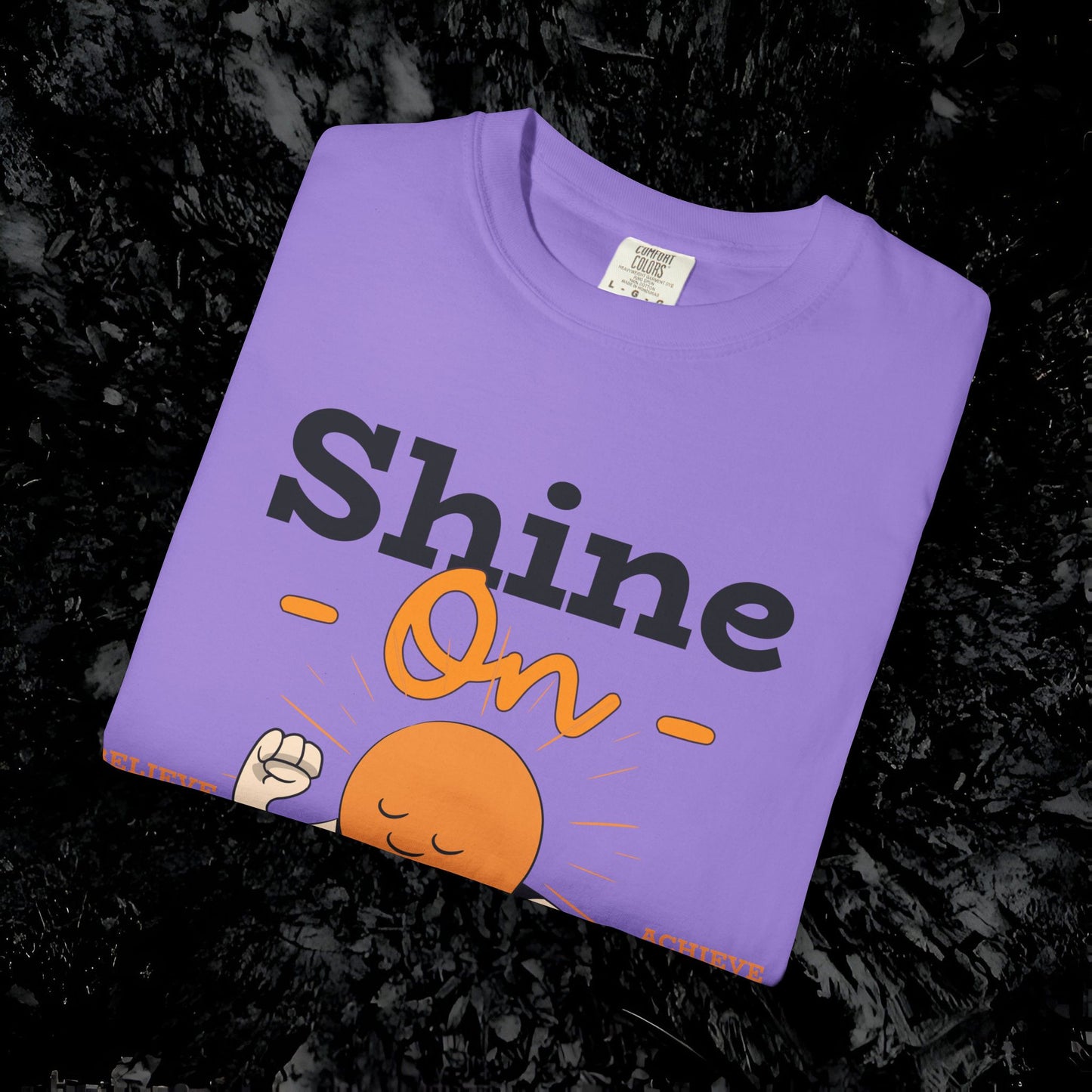 Shine On Unisex T-Shirt, Motivational Tee, Gift for Everyone, Casual Wear, Positive Vibes, Everyday Inspiration
