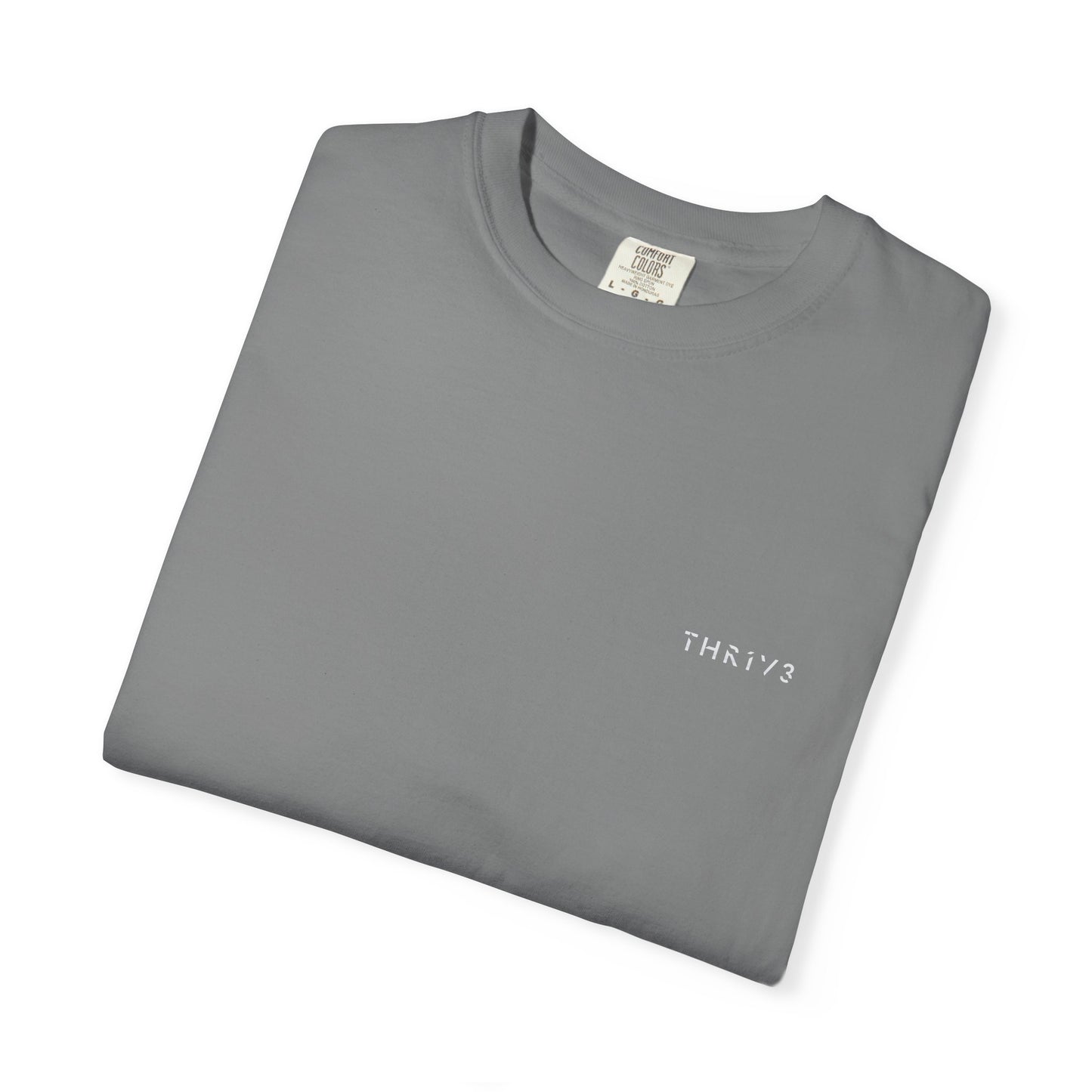 Motivational Garment-Dyed T-shirt - Emphasizing Value of Time
