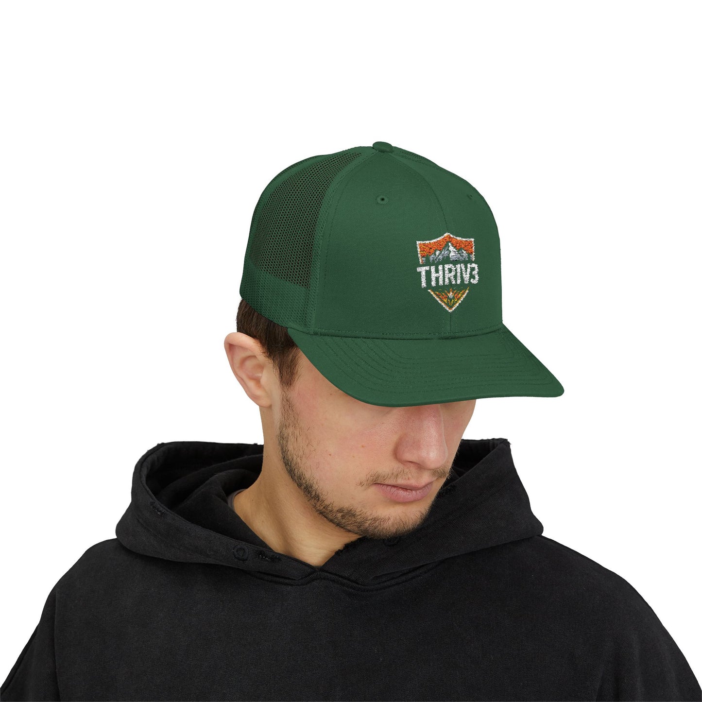 Snapback Cap THR1V3 Collective Mountaineer Outdoors Official Wildlife Logo