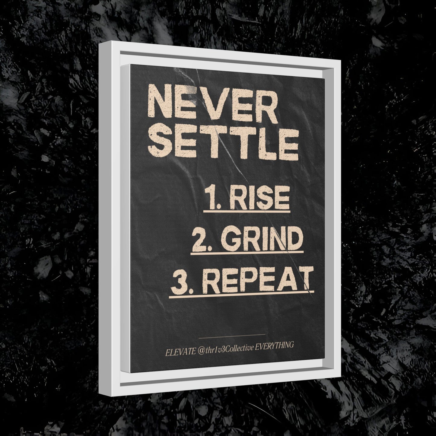 Canvas Print Motivational Inspire Dedication