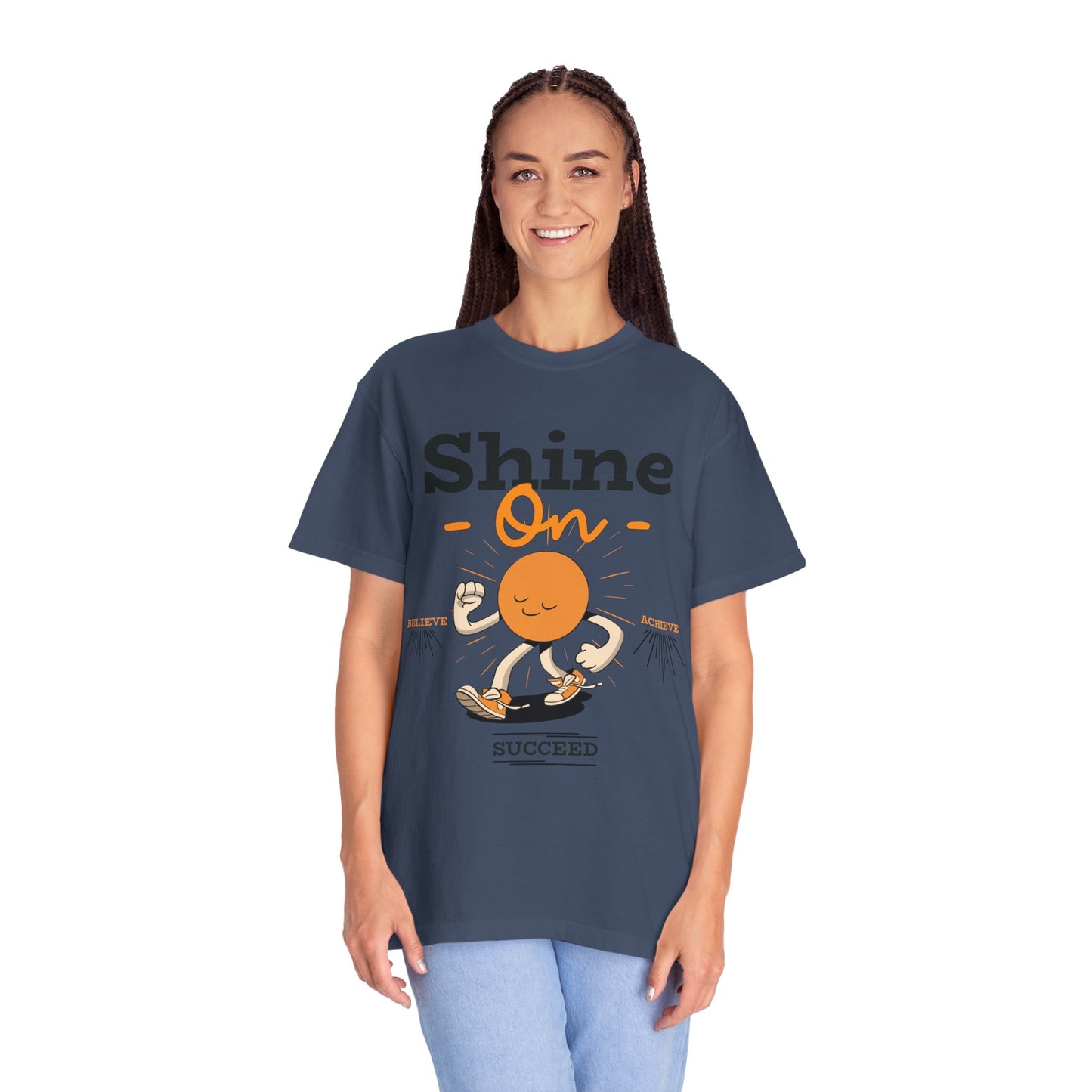 Shine On Unisex T-Shirt, Motivational Tee, Gift for Everyone, Casual Wear, Positive Vibes, Everyday Inspiration