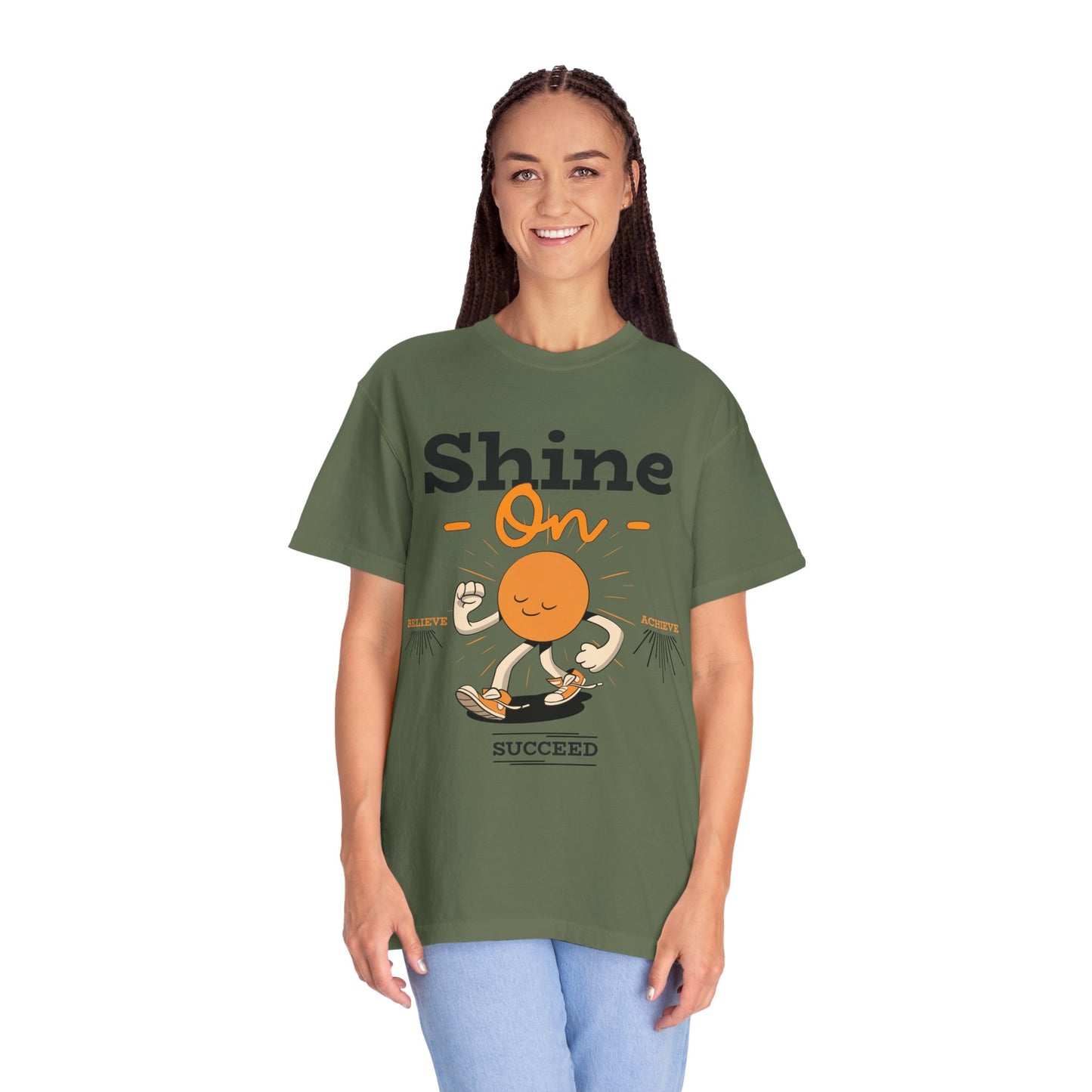 Shine On Unisex T-Shirt, Motivational Tee, Gift for Everyone, Casual Wear, Positive Vibes, Everyday Inspiration