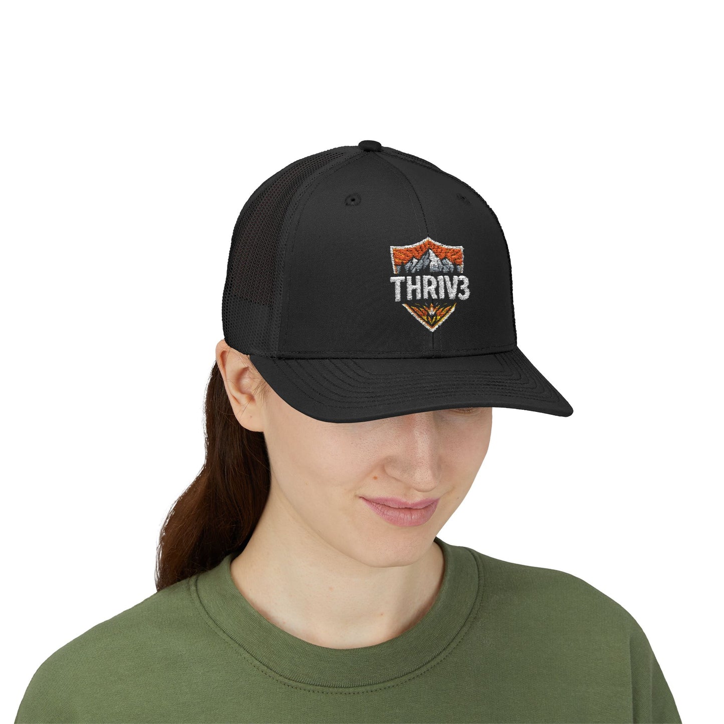 Snapback Cap THR1V3 Collective Mountaineer Outdoors Official Wildlife Logo