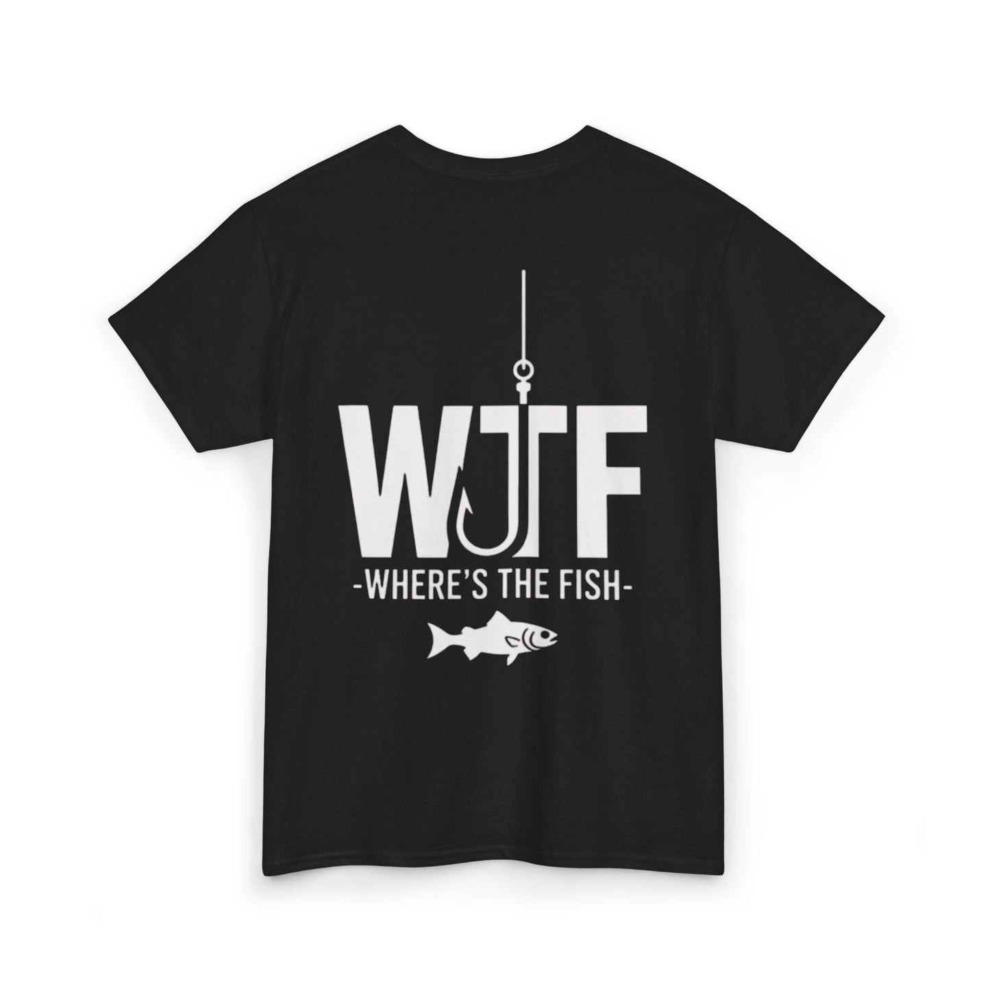 Fishing T-Shirt – "Let's Go Fishing" & "WTF (Where's The Fish)" Graphic Tee for Anglers