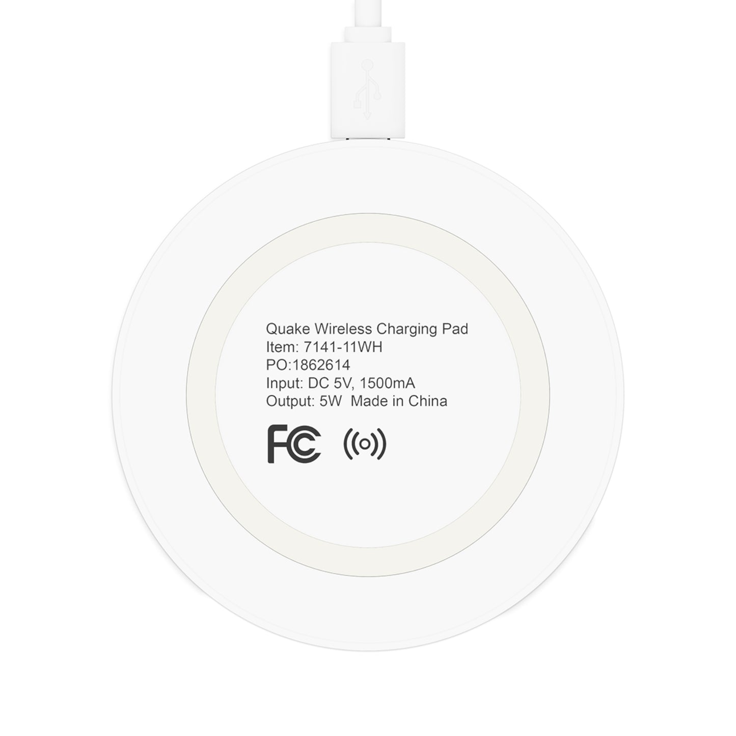 Wireless Charging Pad - Bright Orange Background with Alligator Head Design