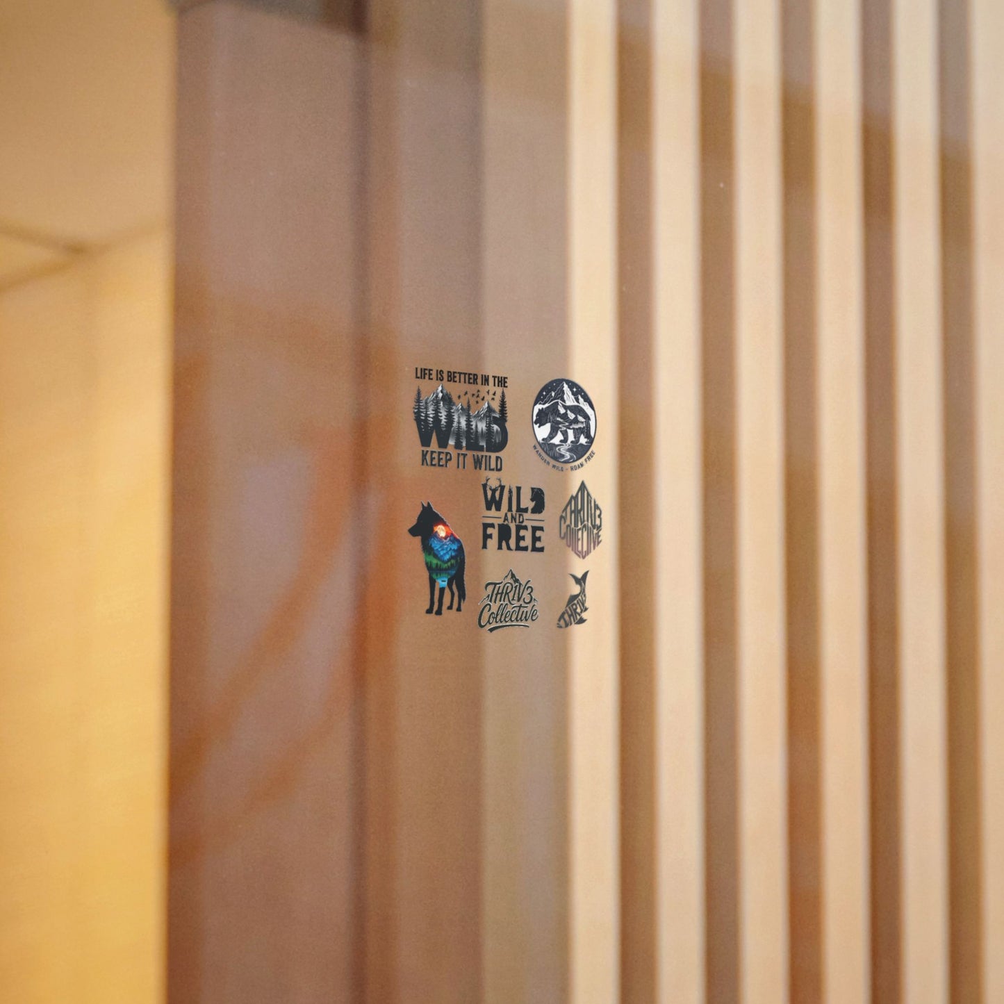 Wild & Free Die-Cut Sticker Pack — Outdoor Adventure Nature Designs (Keep It Wild)