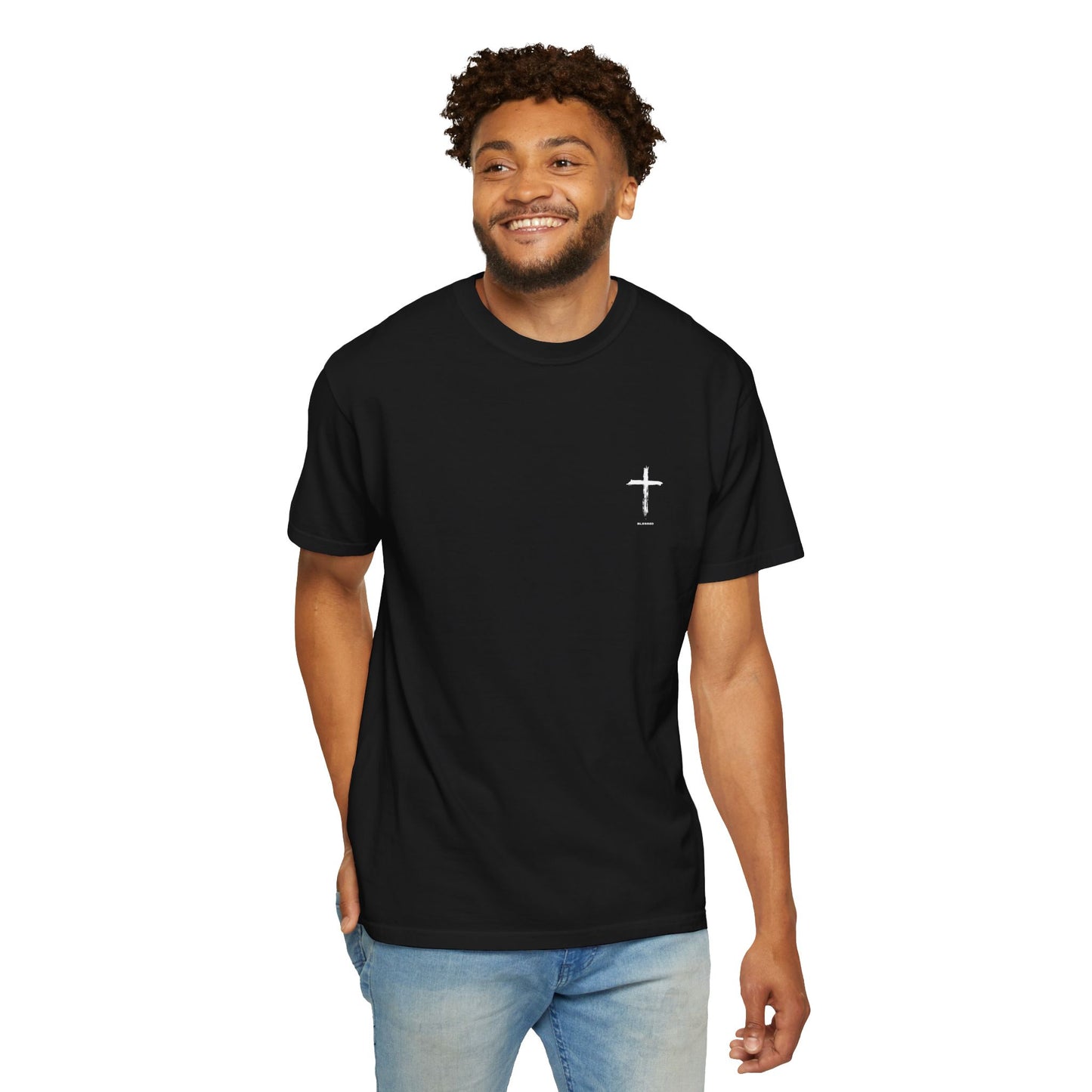 Built Not By Talent Christian Cross T-Shirt — Inspirational Faith Tee