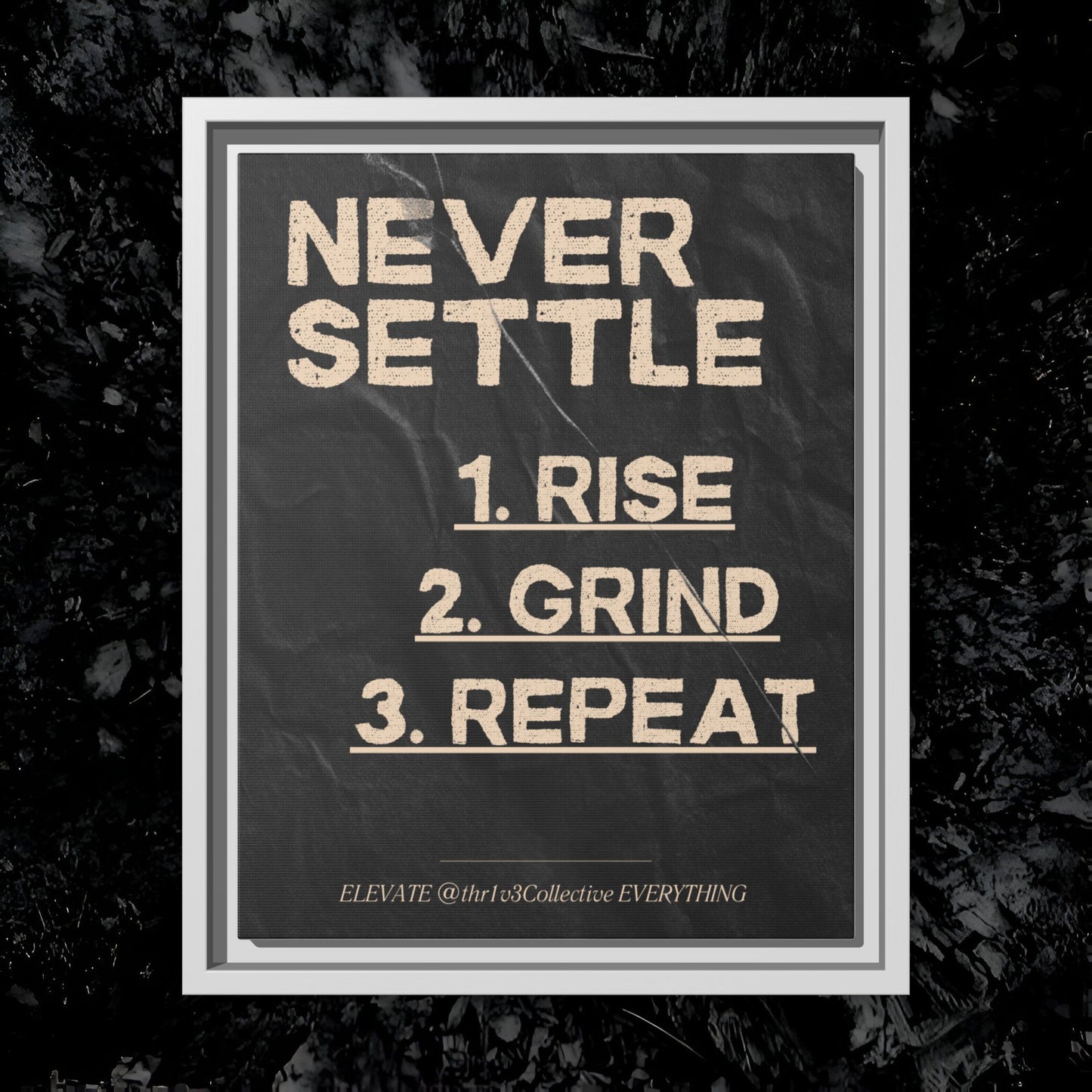 Canvas Print Motivational Inspire Dedication
