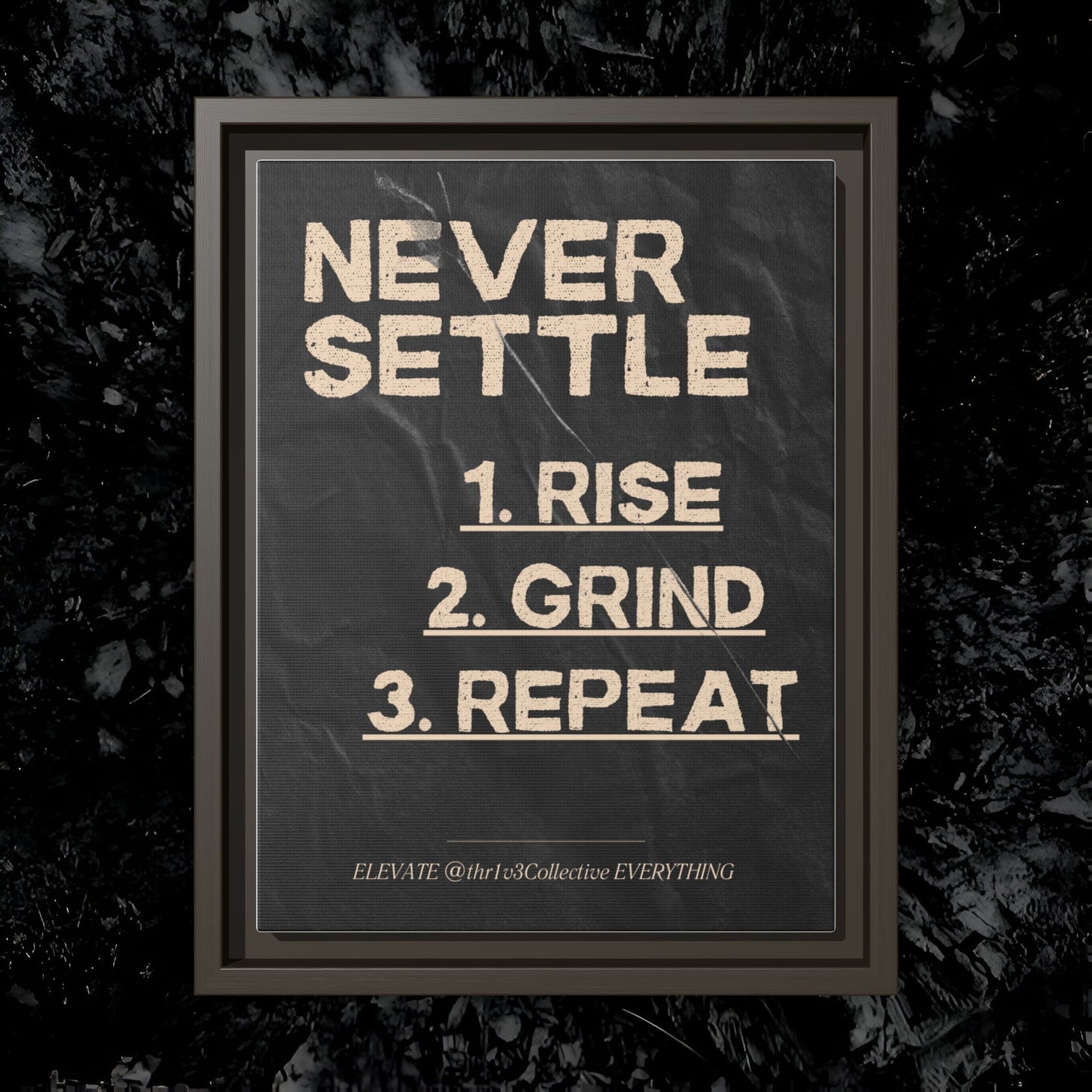Canvas Print Motivational Inspire Dedication