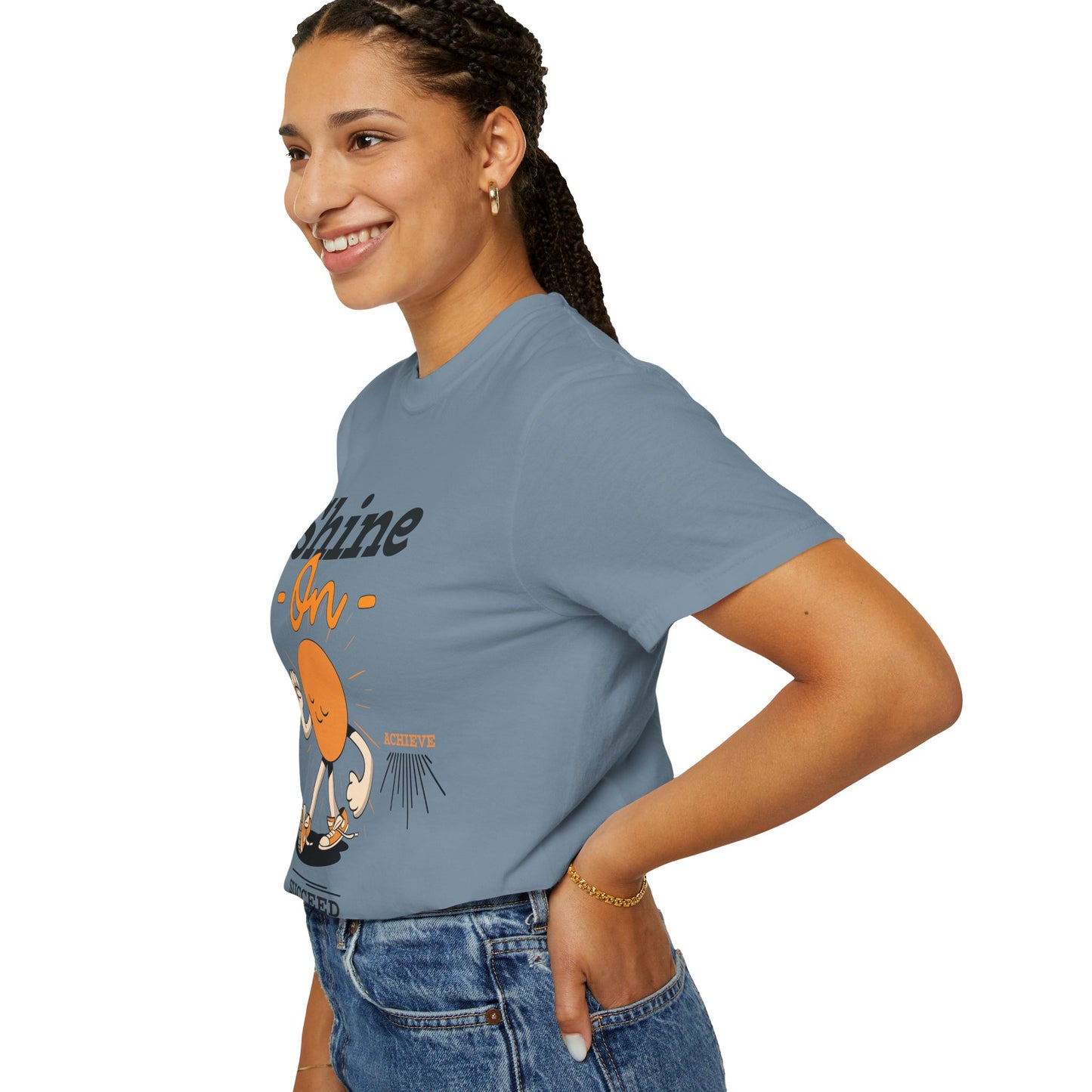 Shine On Unisex T-Shirt, Motivational Tee, Gift for Everyone, Casual Wear, Positive Vibes, Everyday Inspiration