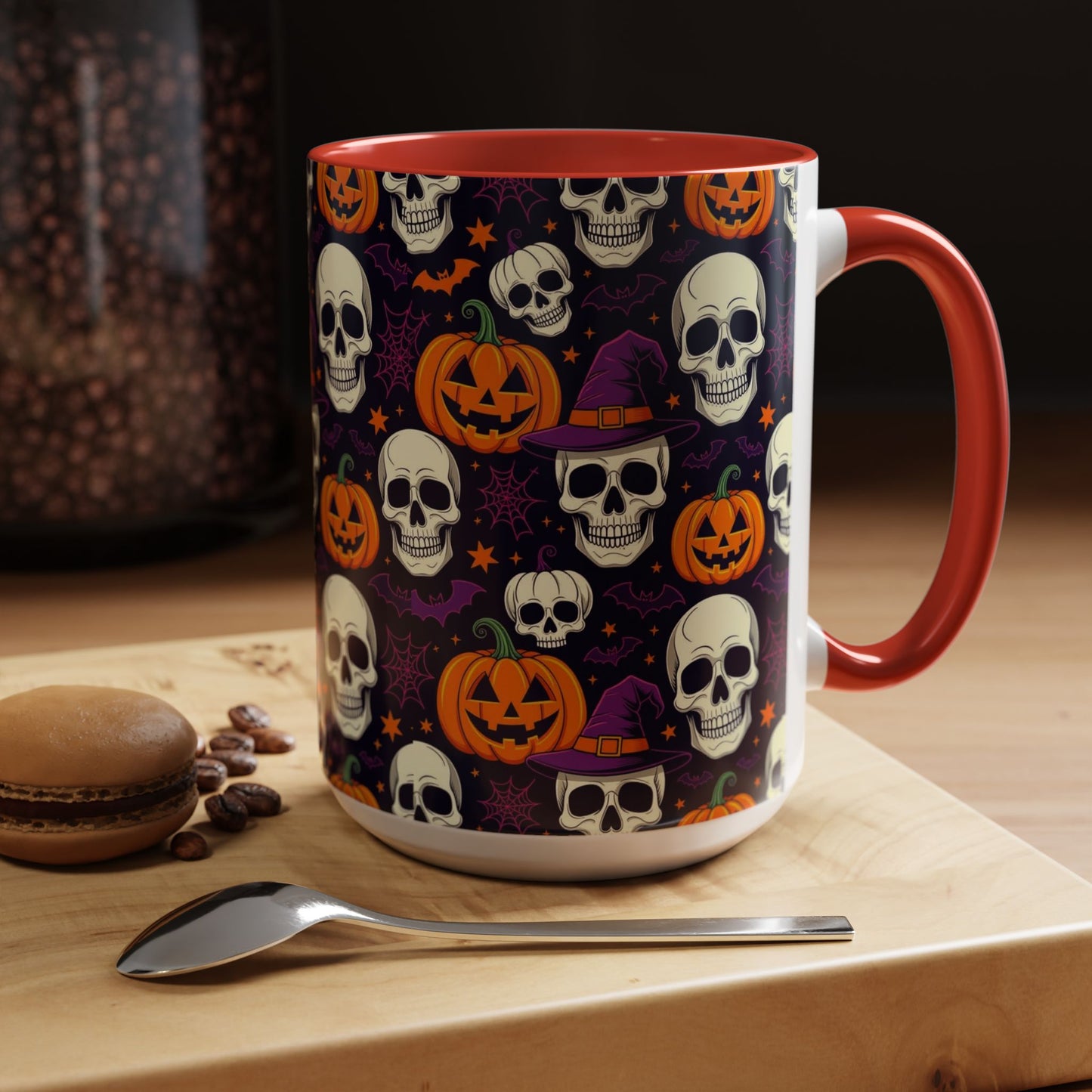 Coffee Mug - Vibrant Pumpkin Witch Fest Design