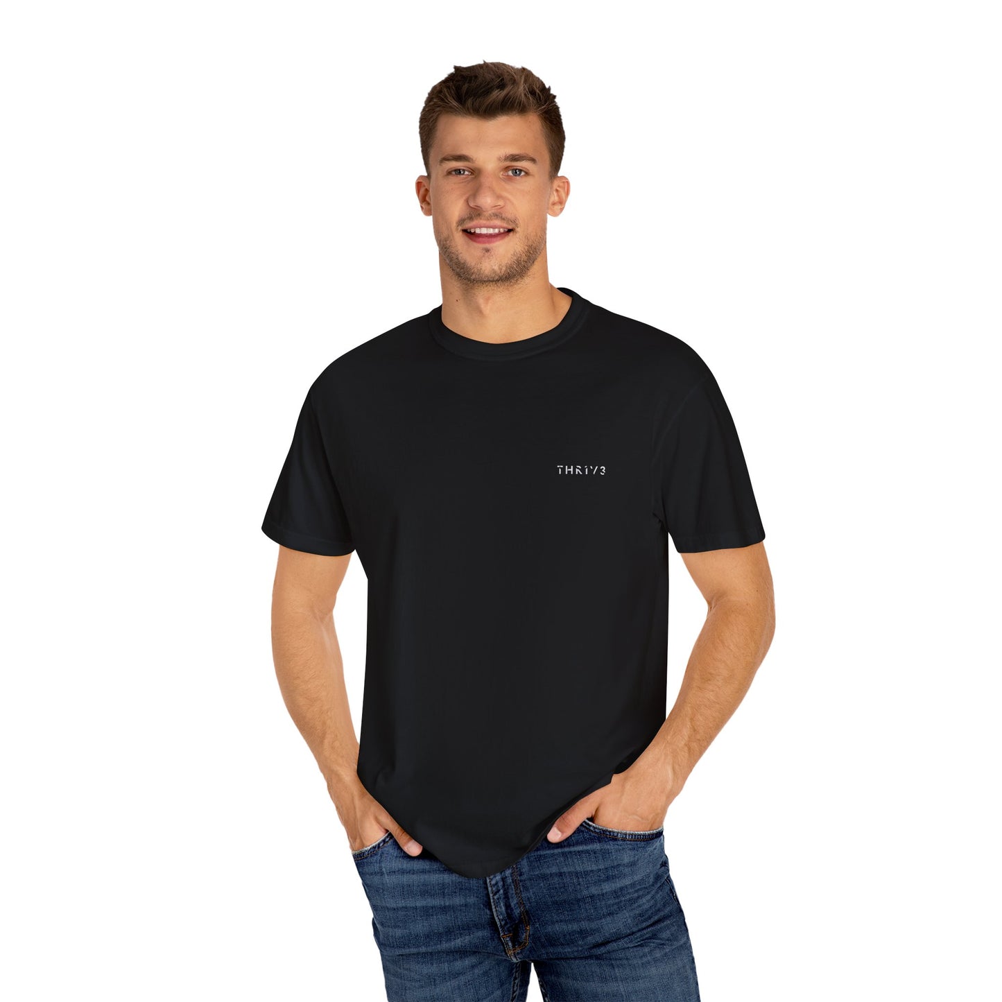 Motivational Garment-Dyed T-shirt - Emphasizing Value of Time