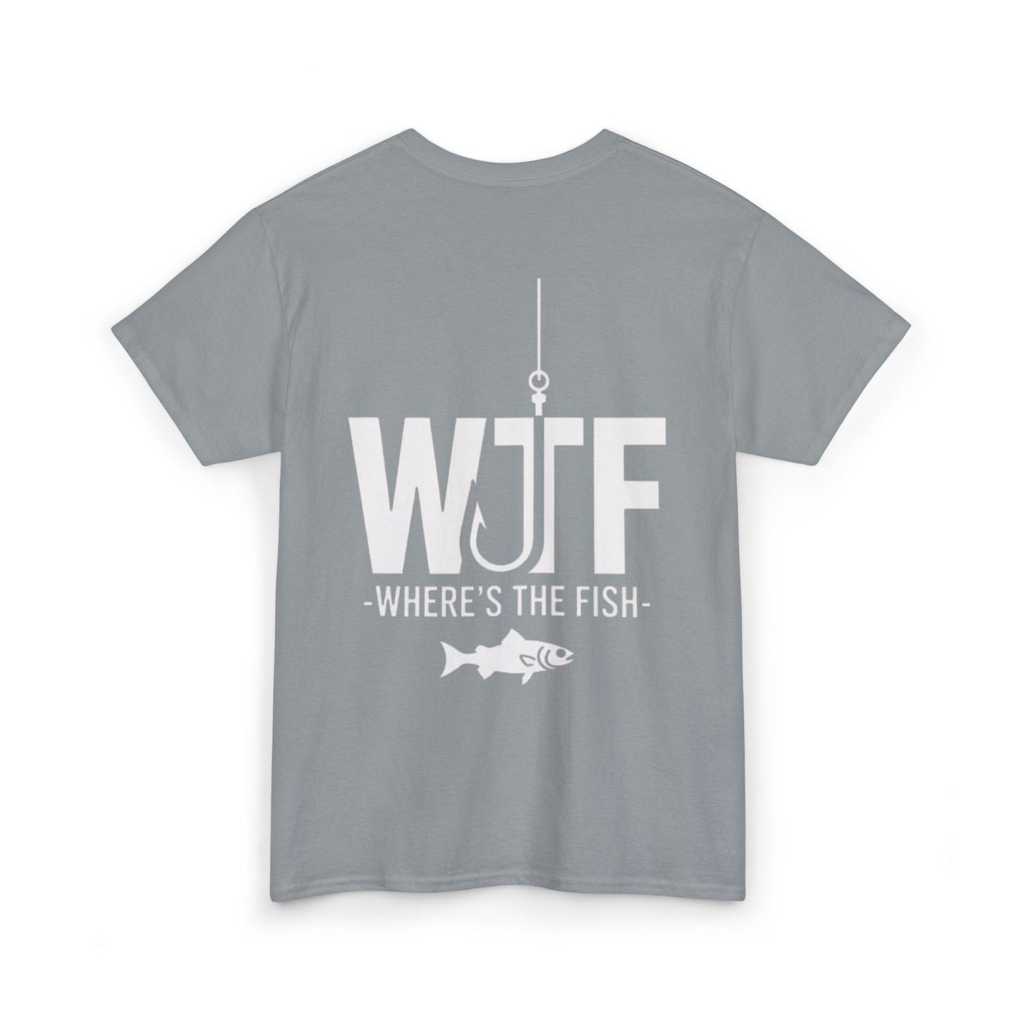 Fishing T-Shirt – "Let's Go Fishing" & "WTF (Where's The Fish)" Graphic Tee for Anglers