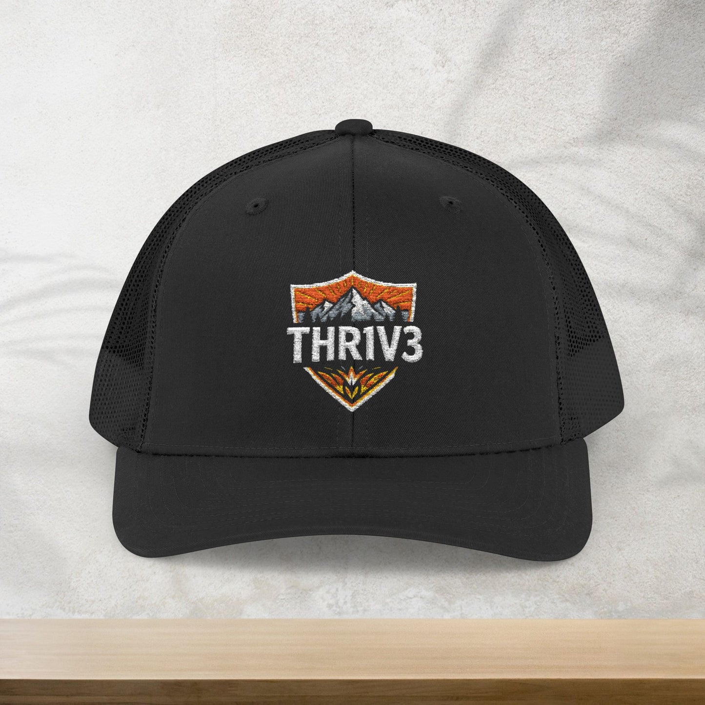 Snapback Cap THR1V3 Collective Mountaineer Outdoors Official Wildlife Logo