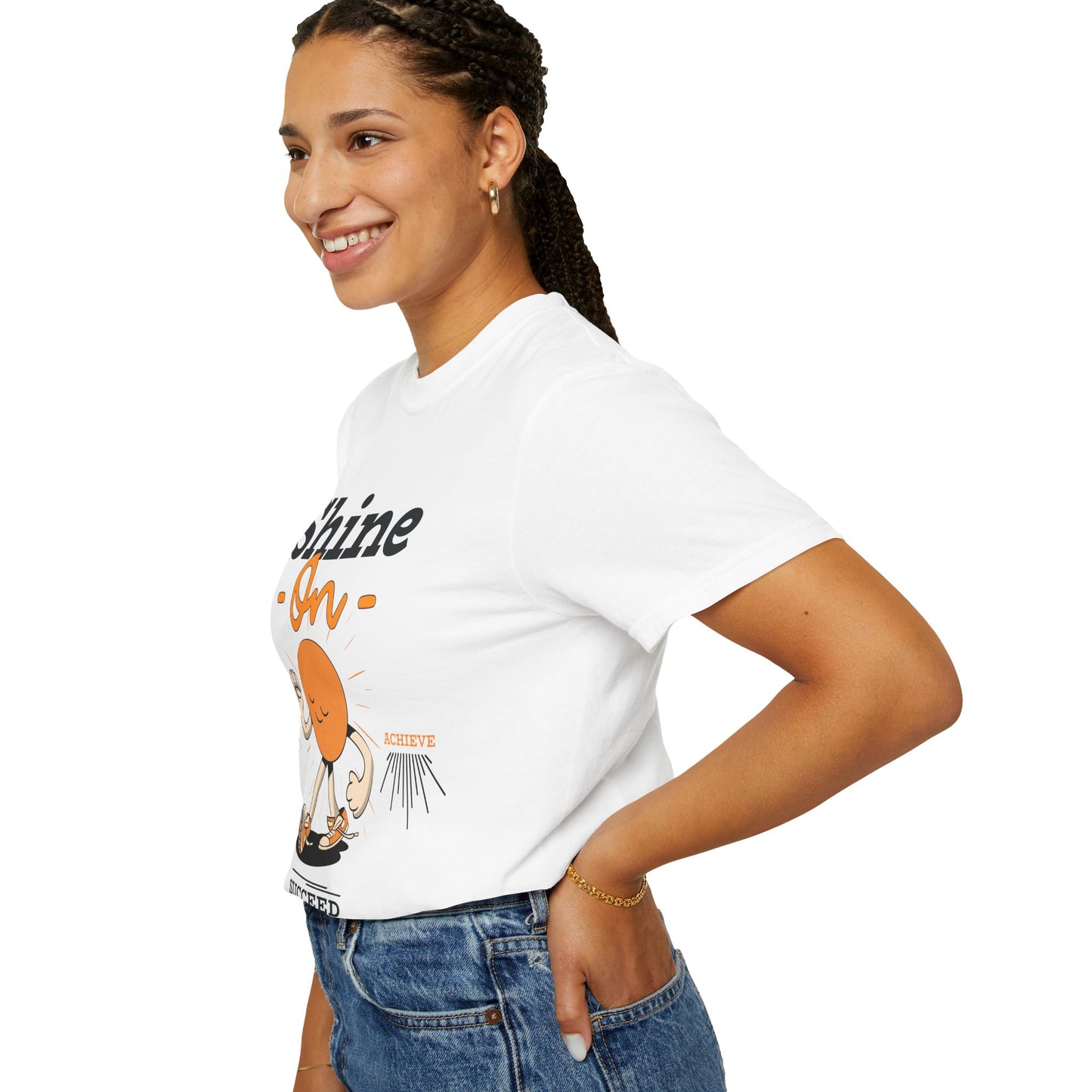 Shine On Unisex T-Shirt, Motivational Tee, Gift for Everyone, Casual Wear, Positive Vibes, Everyday Inspiration