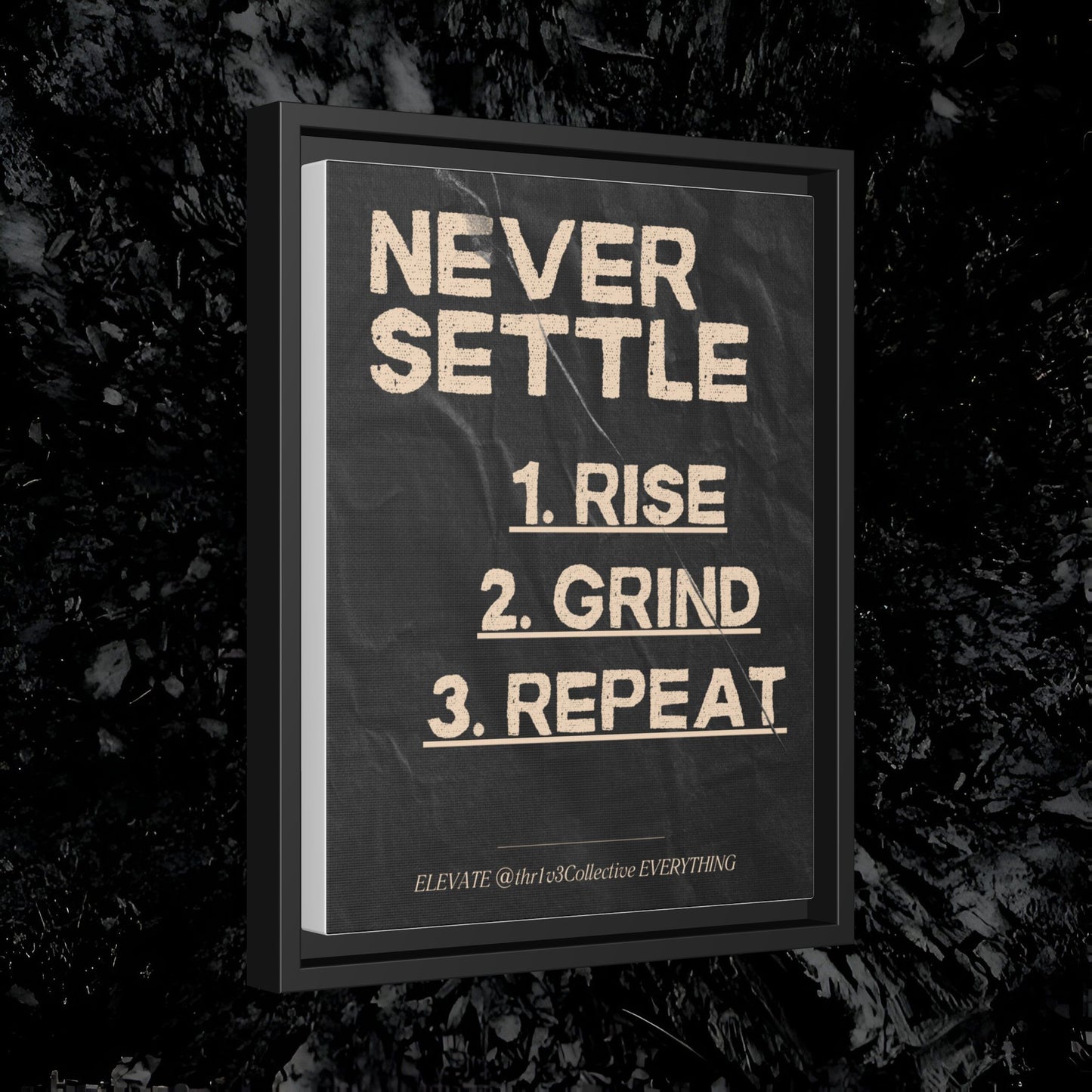 Canvas Print Motivational Inspire Dedication