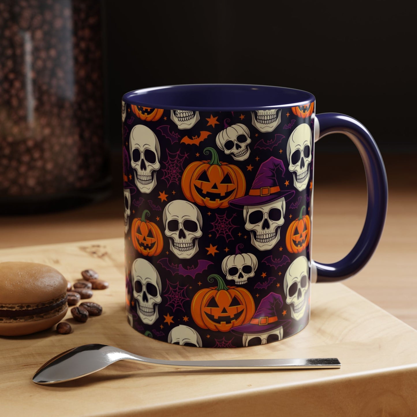 Coffee Mug - Vibrant Pumpkin Witch Fest Design