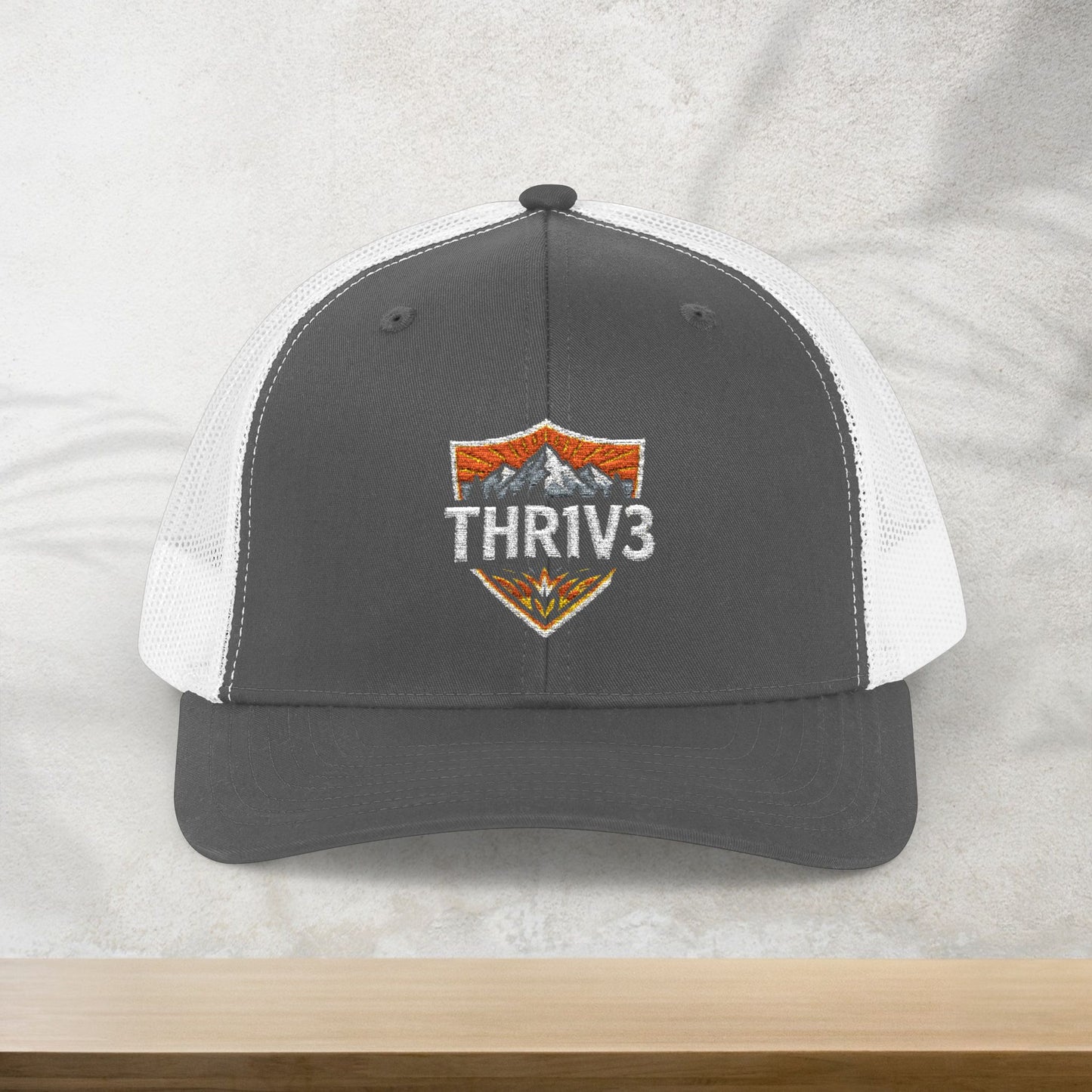 Snapback Cap THR1V3 Collective Mountaineer Outdoors Official Wildlife Logo