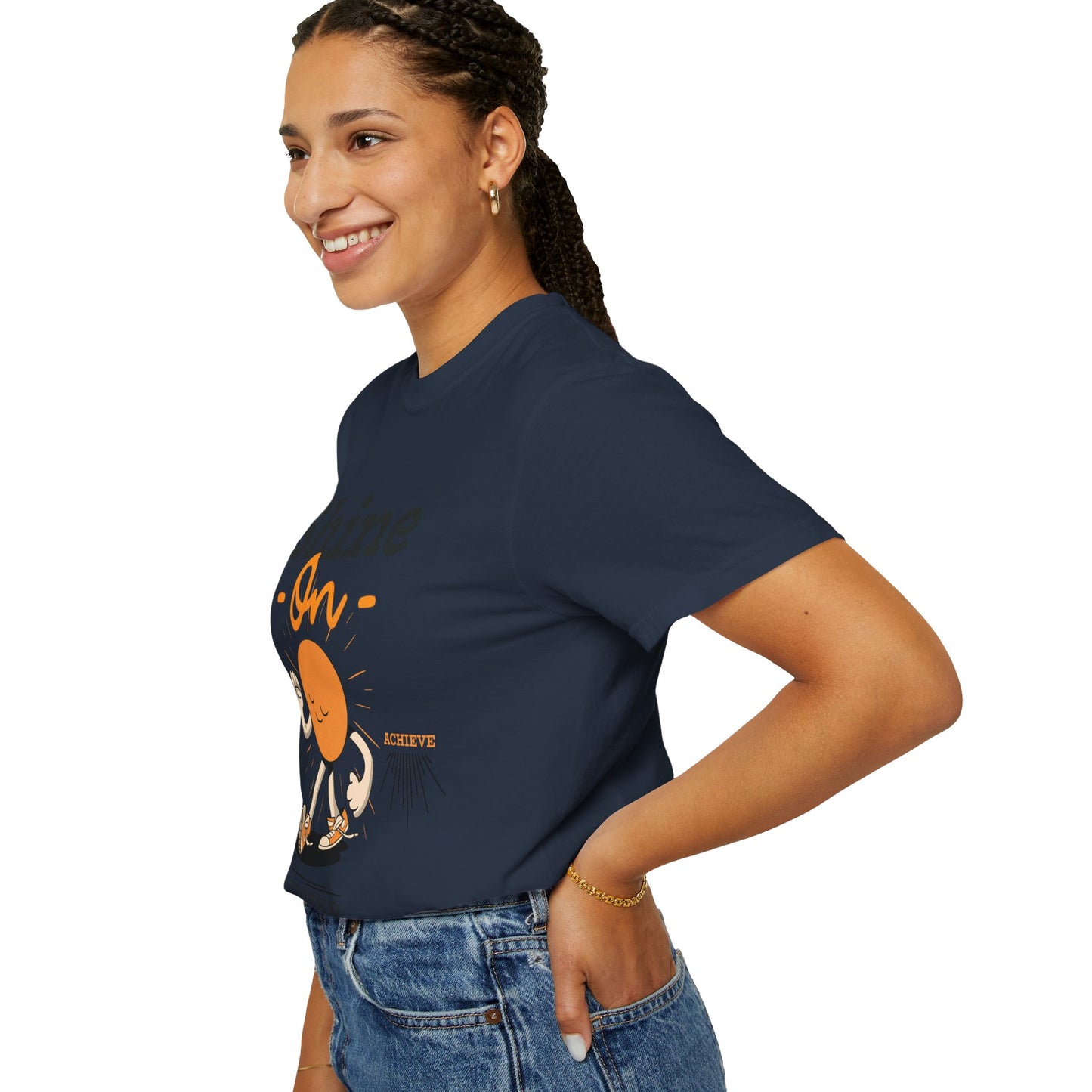 Shine On Unisex T-Shirt, Motivational Tee, Gift for Everyone, Casual Wear, Positive Vibes, Everyday Inspiration