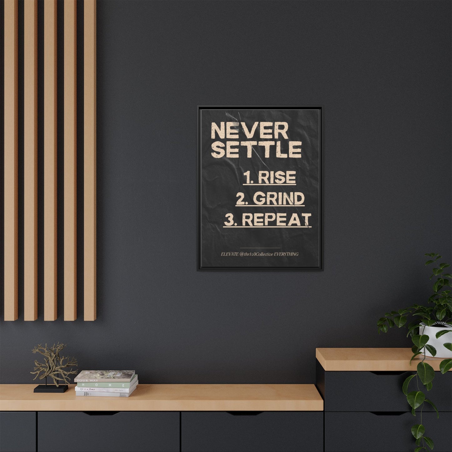 Canvas Print Motivational Inspire Dedication