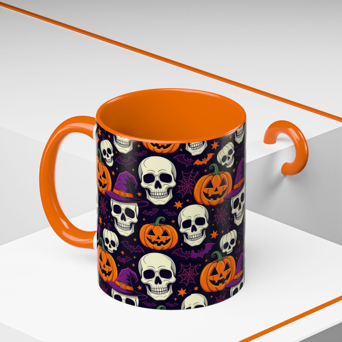 Coffee Mug - Vibrant Pumpkin Witch Fest Design