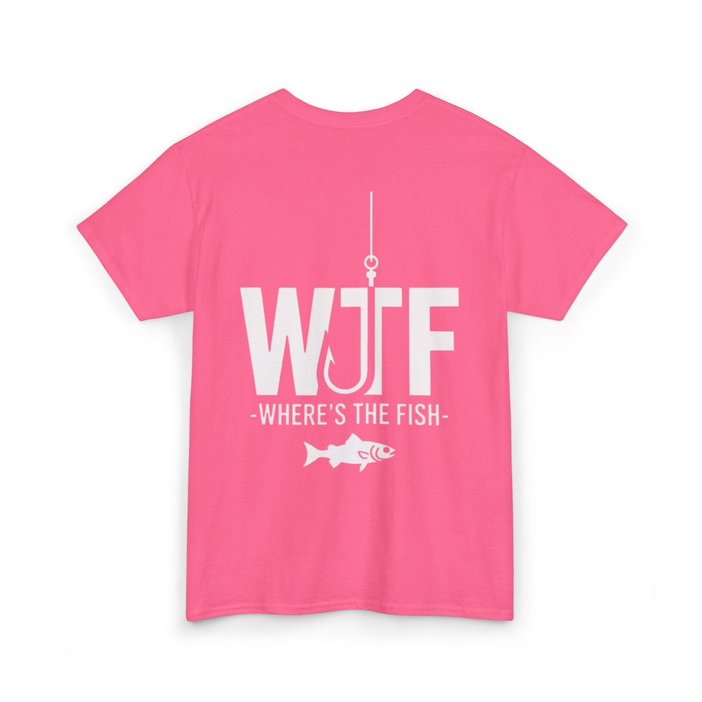 Fishing T-Shirt – "Let's Go Fishing" & "WTF (Where's The Fish)" Graphic Tee for Anglers