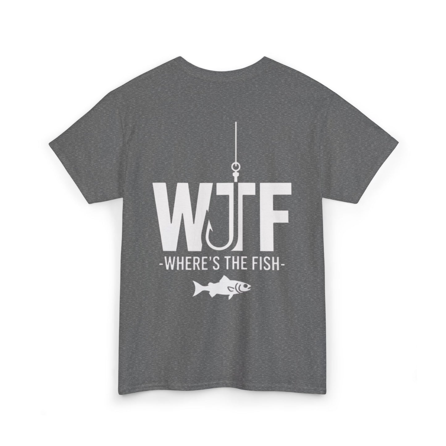Fishing T-Shirt – "Let's Go Fishing" & "WTF (Where's The Fish)" Graphic Tee for Anglers