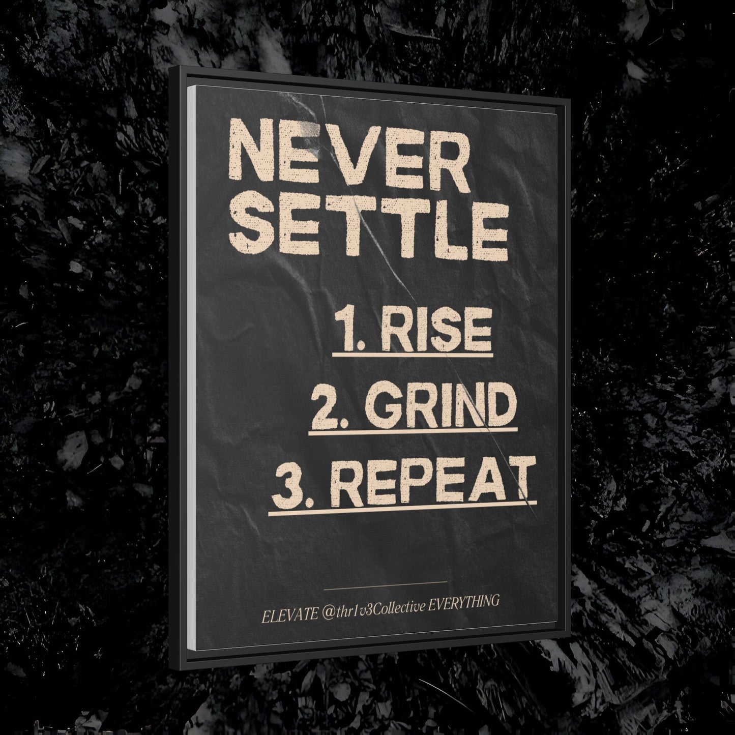 Canvas Print Motivational Inspire Dedication