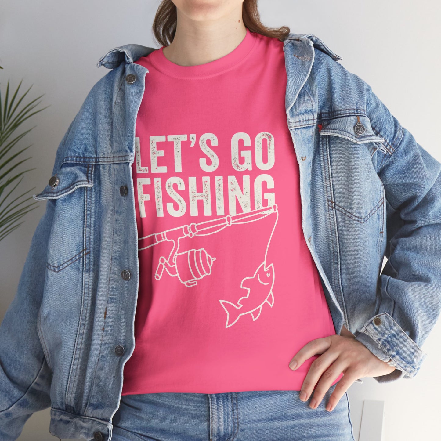 Fishing T-Shirt – "Let's Go Fishing" & "WTF (Where's The Fish)" Graphic Tee for Anglers