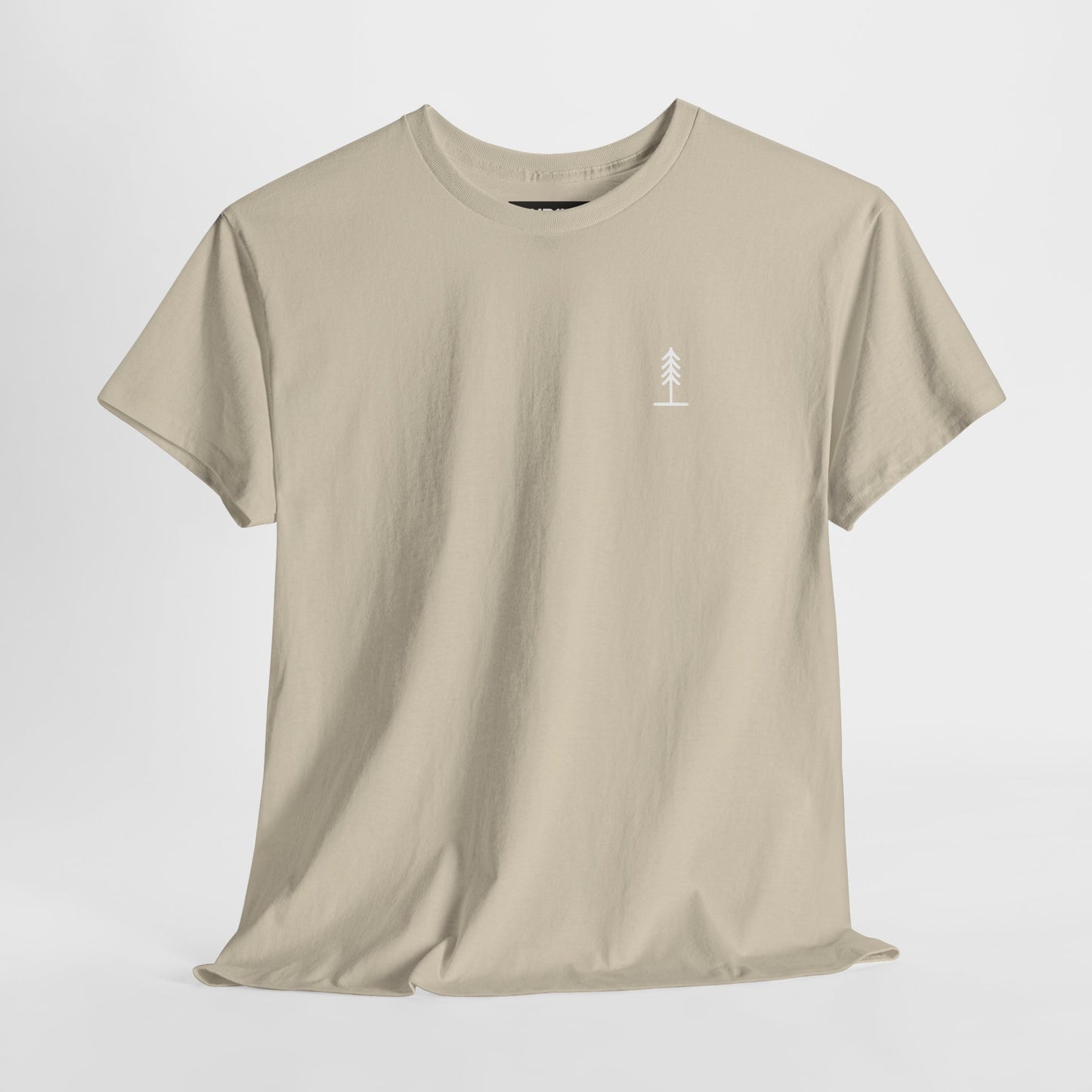 Cross & Mountain Tee — Rustic Christian Graphic T-Shirt