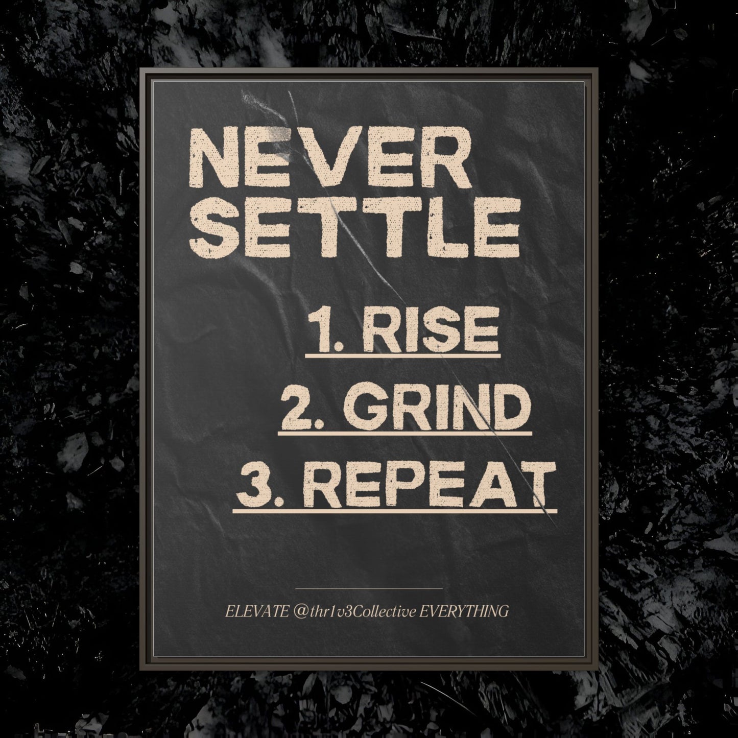 Canvas Print Motivational Inspire Dedication