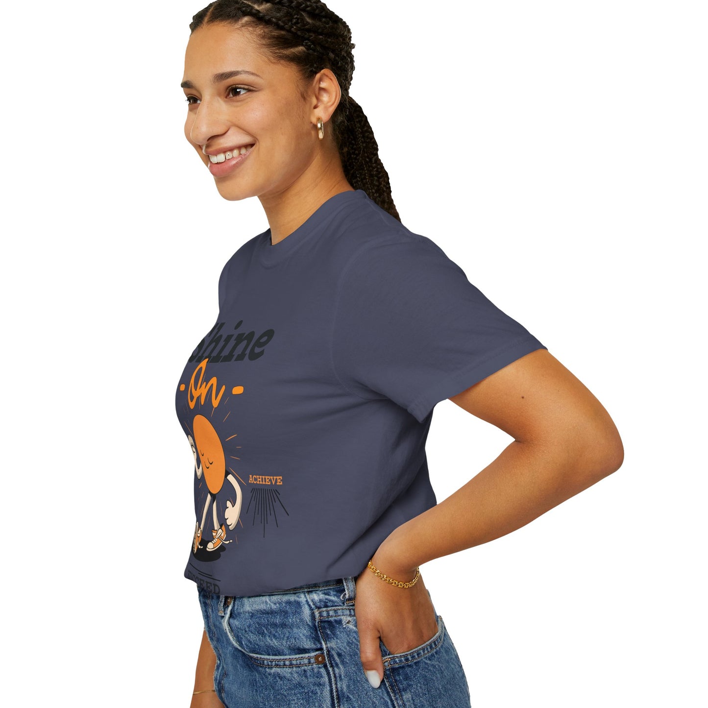 Shine On Unisex T-Shirt, Motivational Tee, Gift for Everyone, Casual Wear, Positive Vibes, Everyday Inspiration