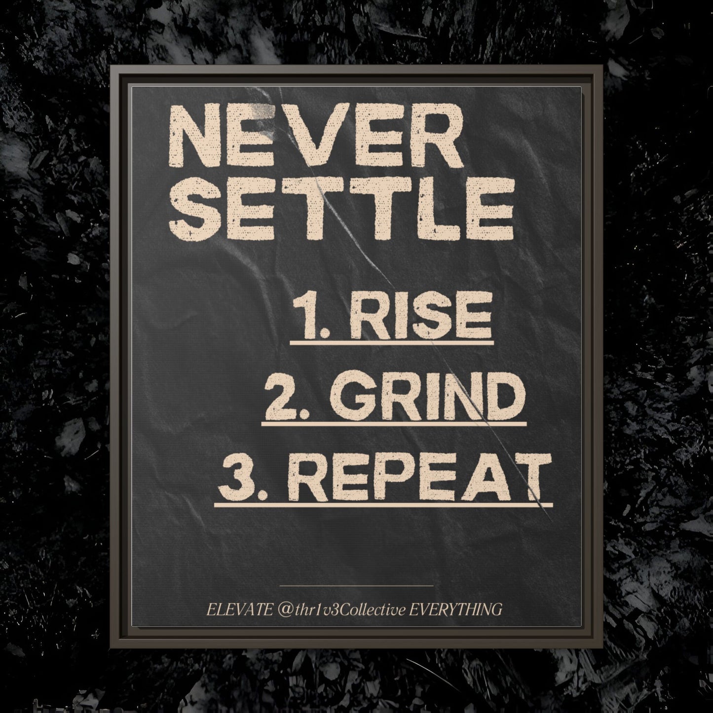 Canvas Print Motivational Inspire Dedication