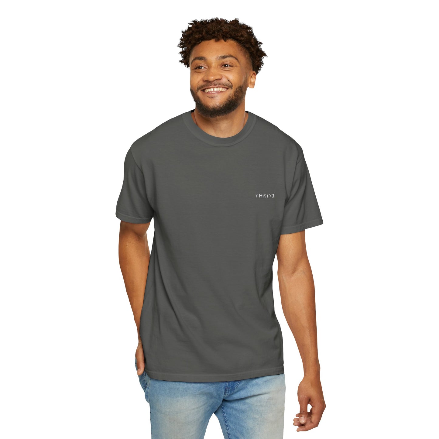 Motivational Garment-Dyed T-shirt - Emphasizing Value of Time