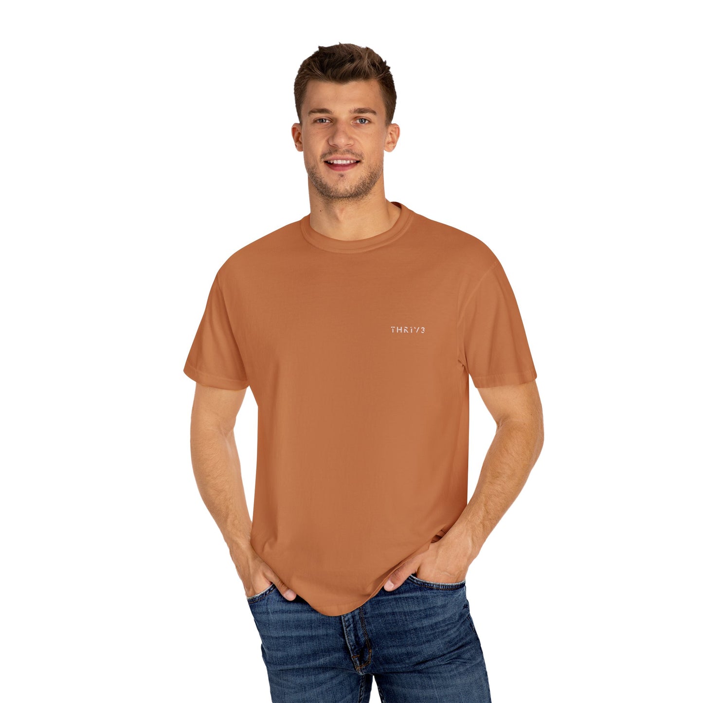 Motivational Garment-Dyed T-shirt - Emphasizing Value of Time