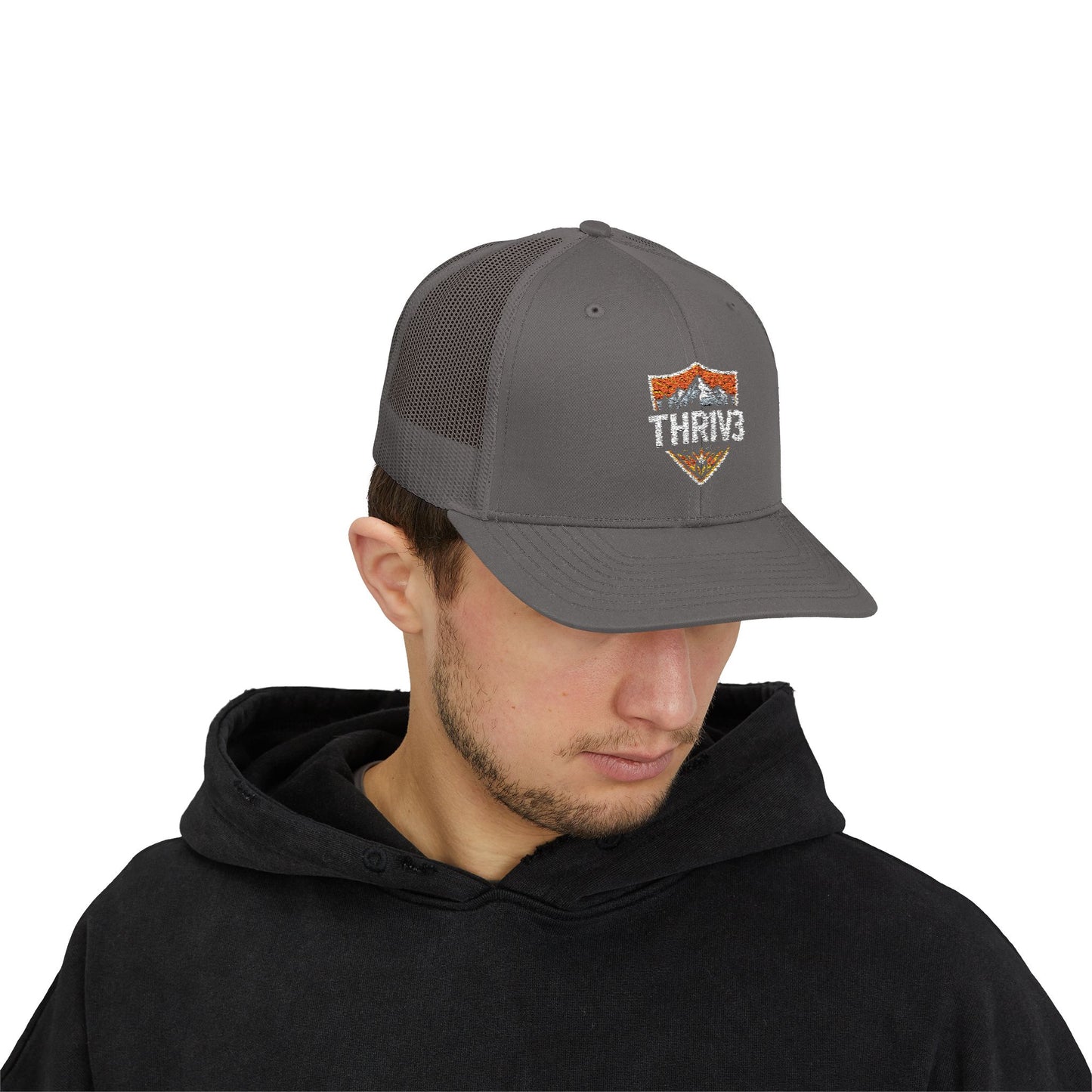 Snapback Cap THR1V3 Collective Mountaineer Outdoors Official Wildlife Logo